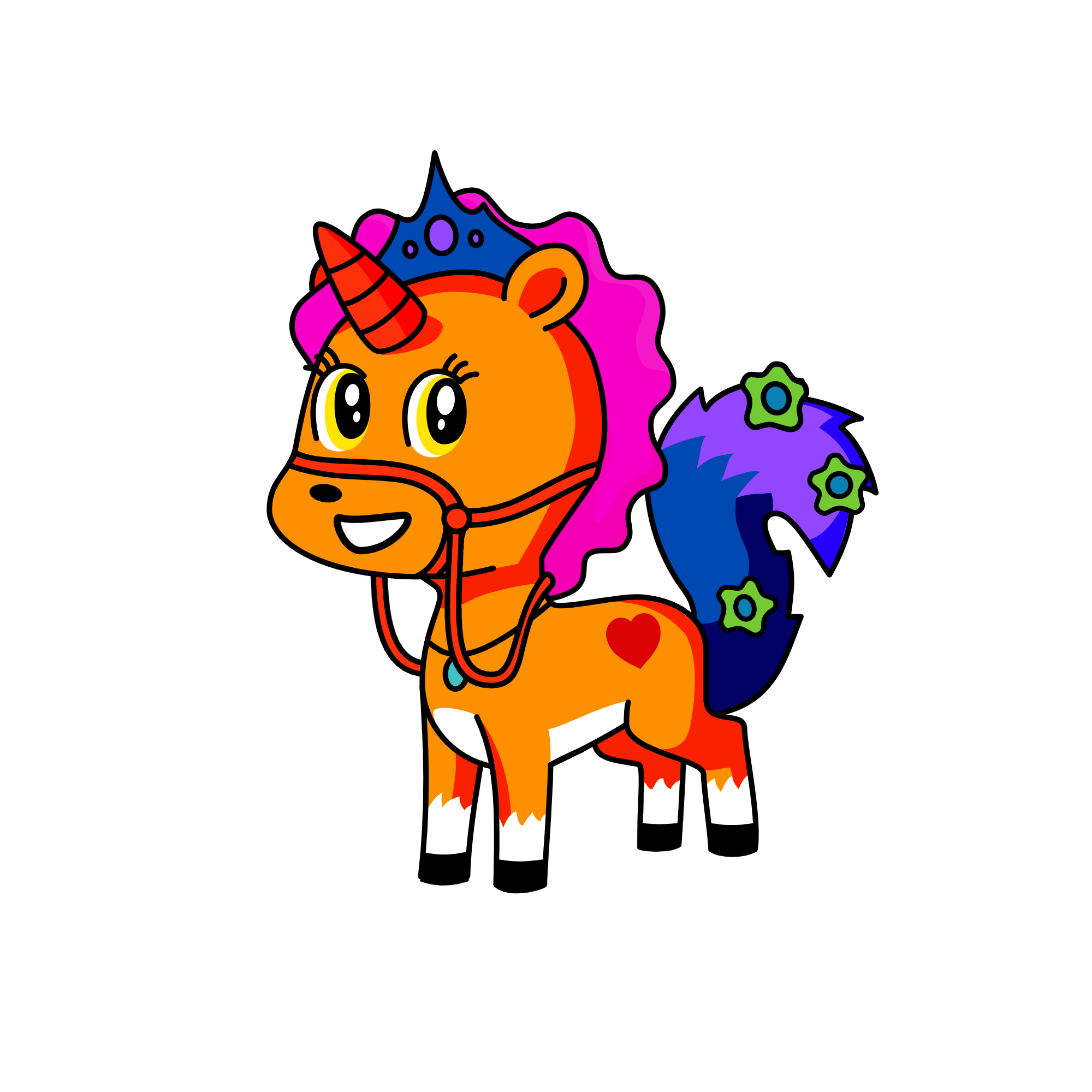 Mrs. Crazy, the unicorn