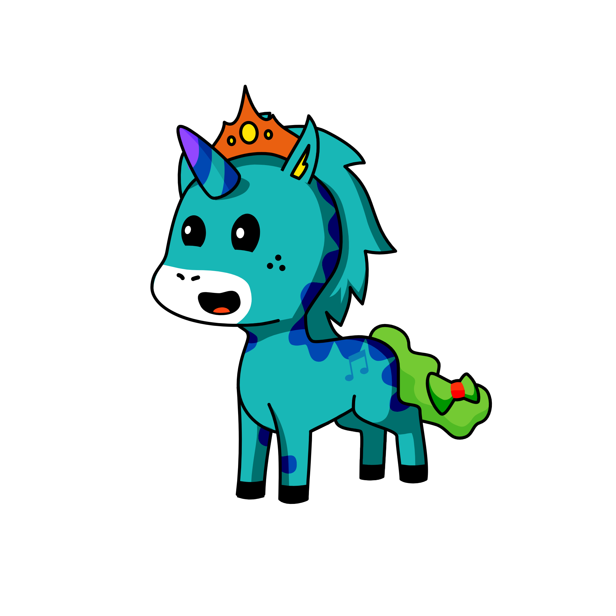 Snowball, the unicorn