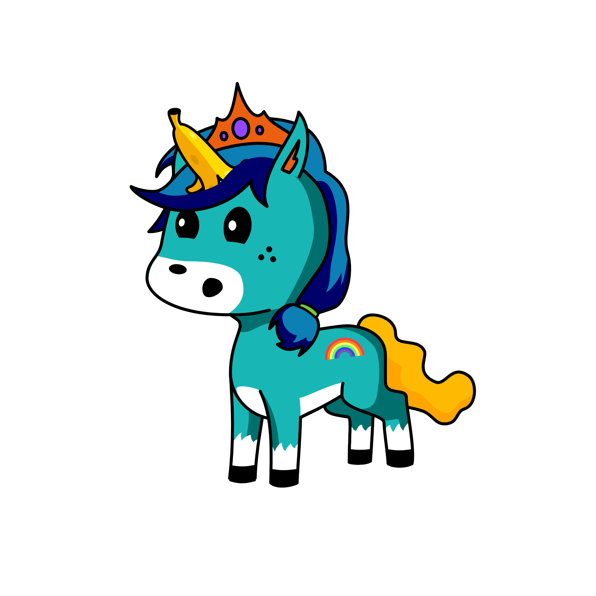 Mr. Banana Peel, the unicorn