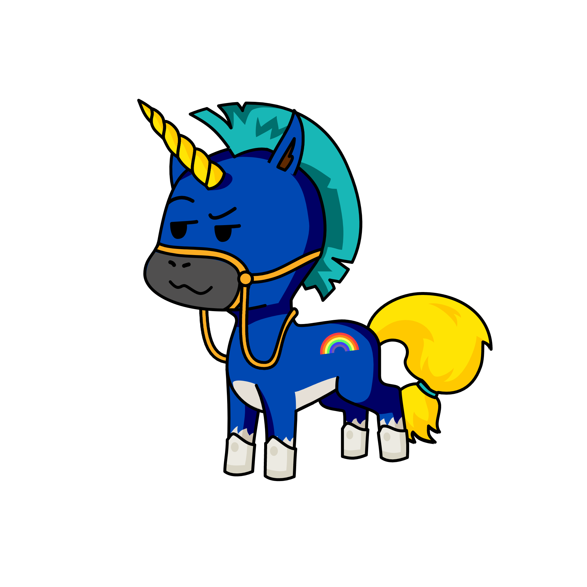Punkboi, the unicorn