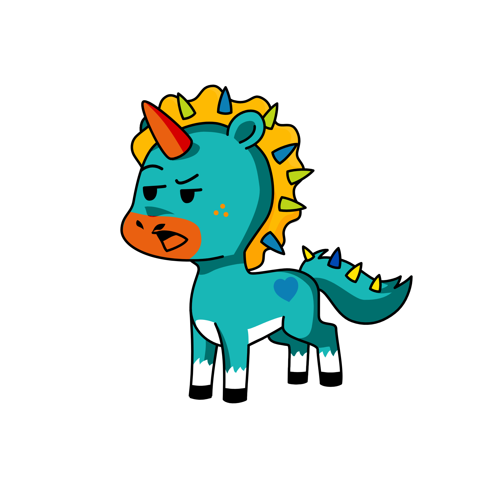 dummy, the unicorn