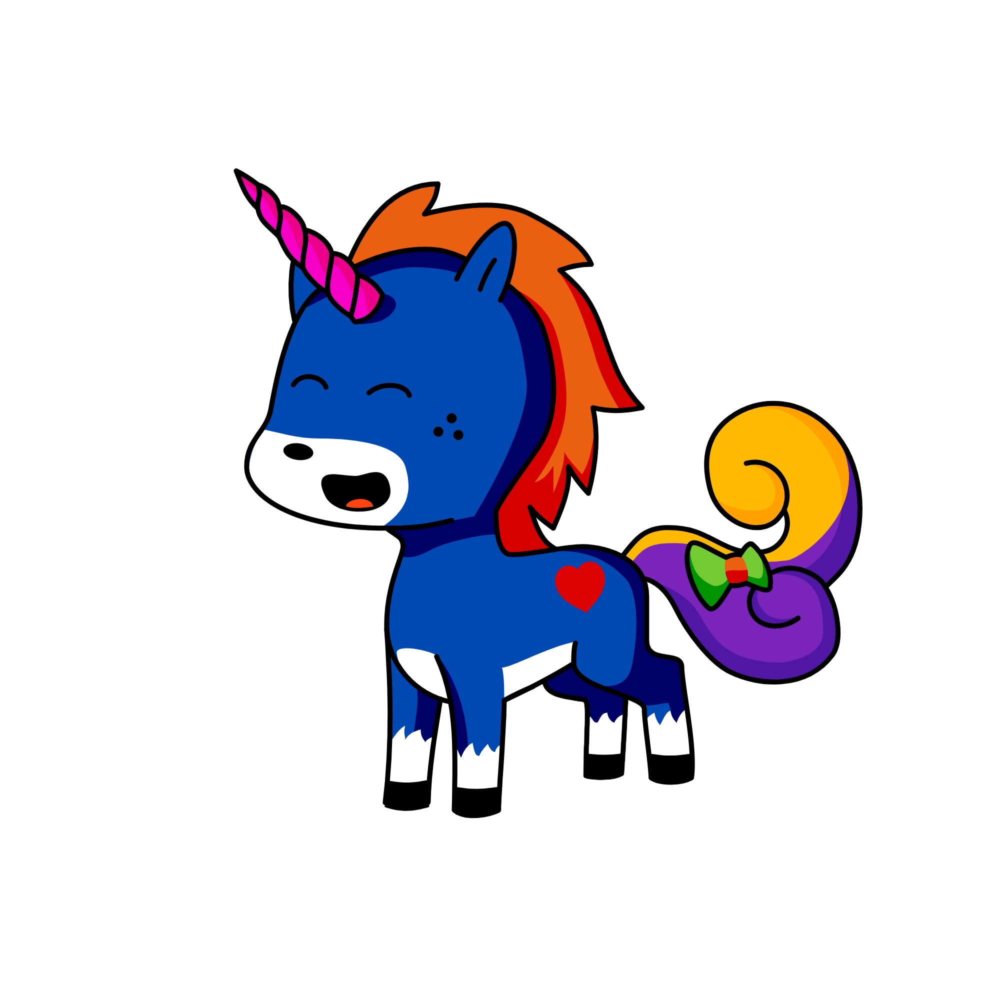 dog, the unicorn