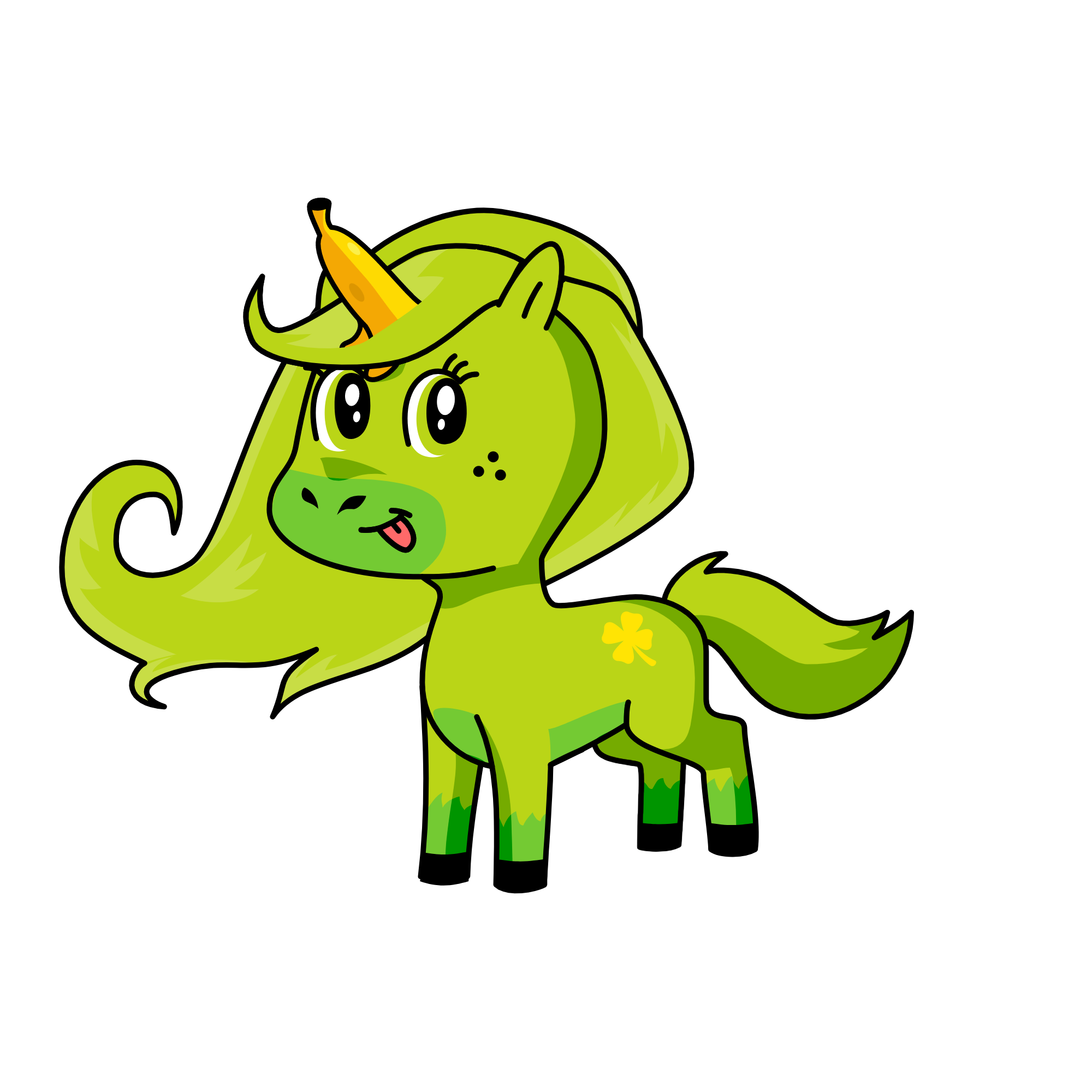 GREENIE, the unicorn