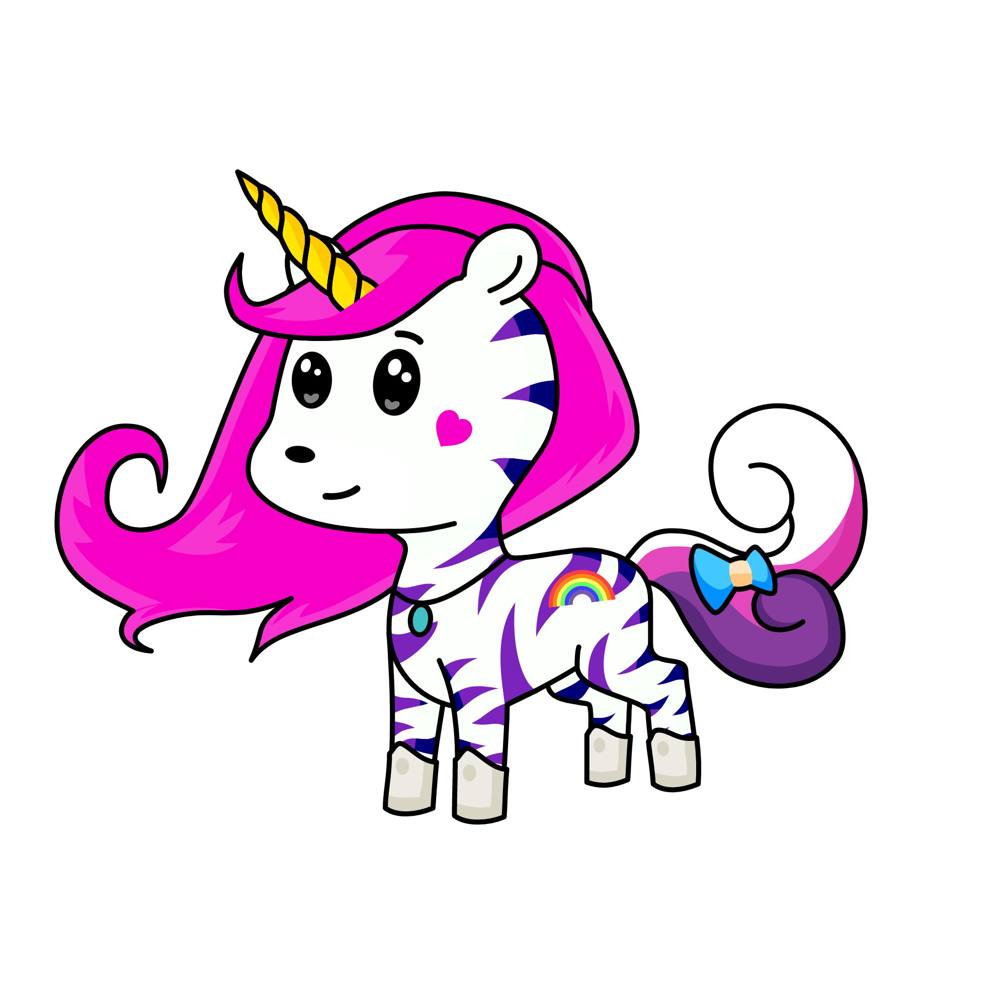 Pebra, the unicorn
