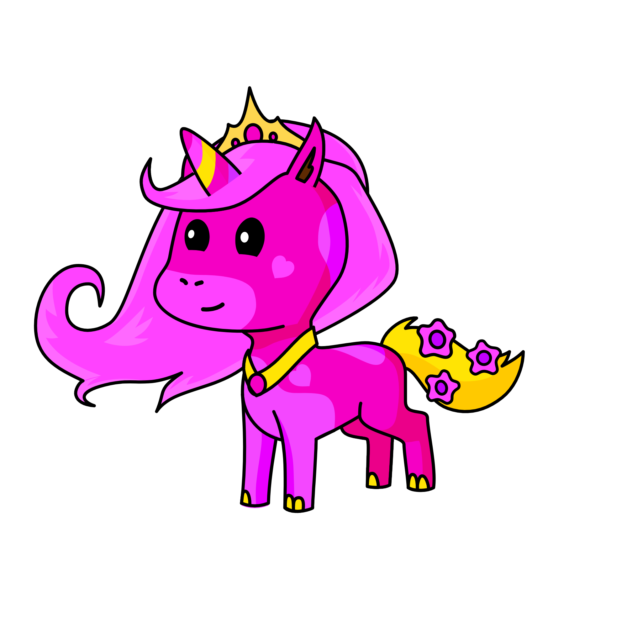 Pi of Inkyland, the unicorn