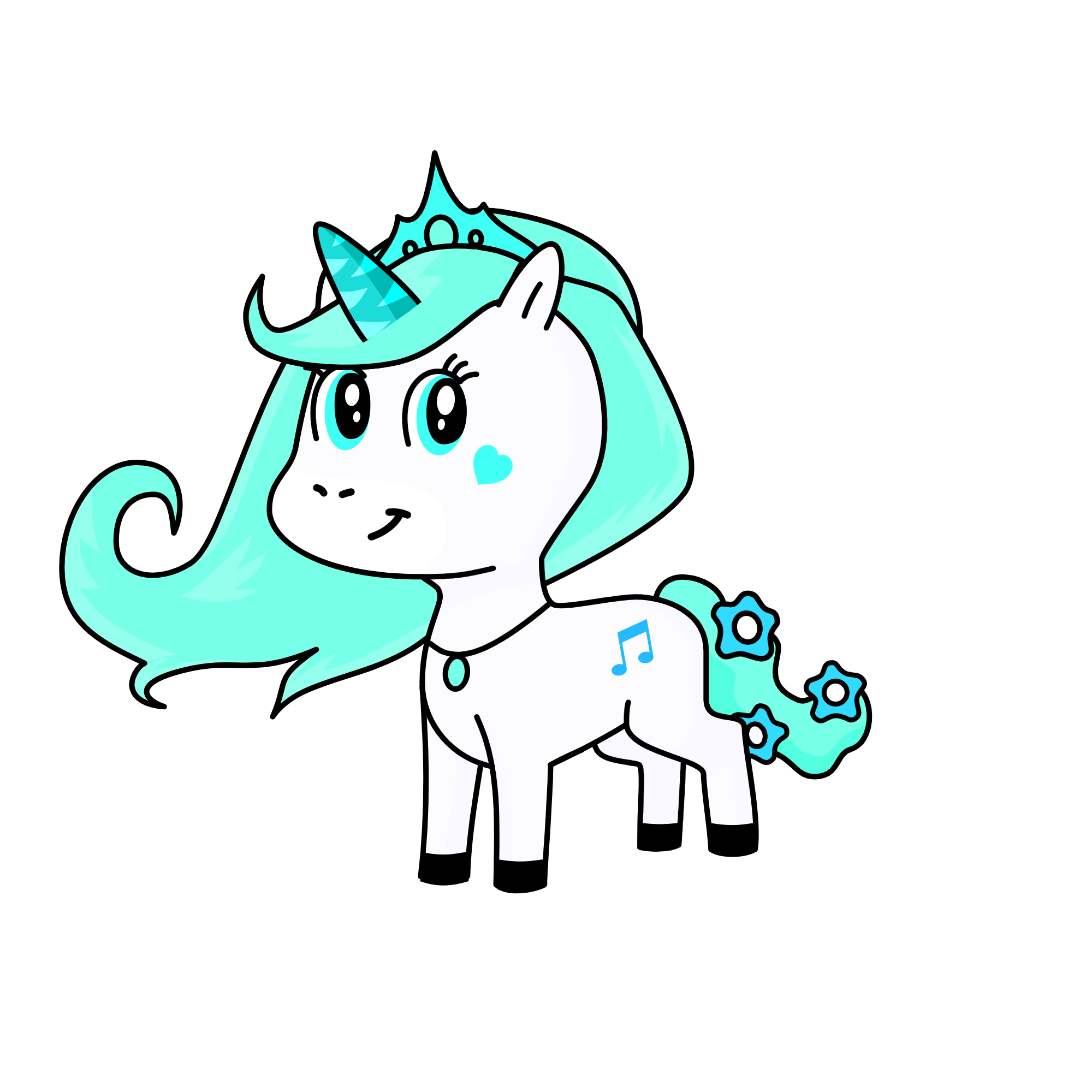Icey, the unicorn