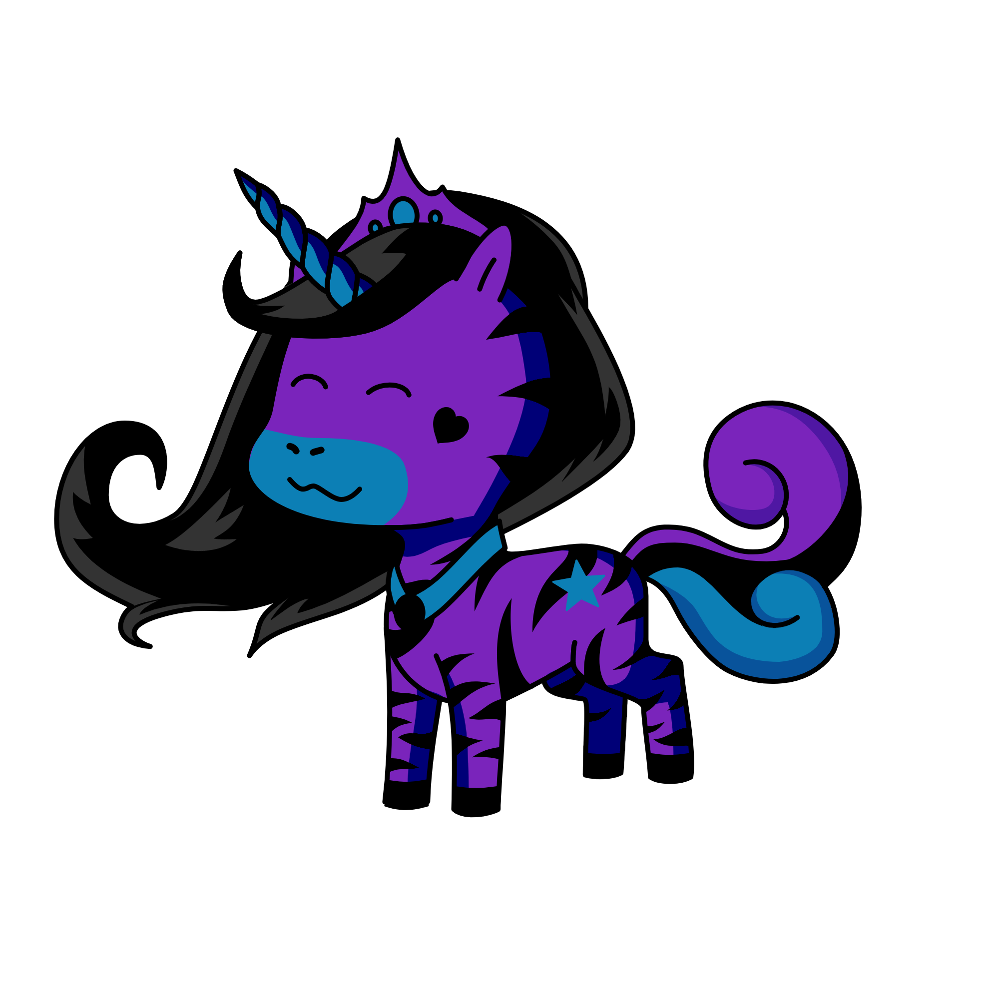 Moonlight, the unicorn