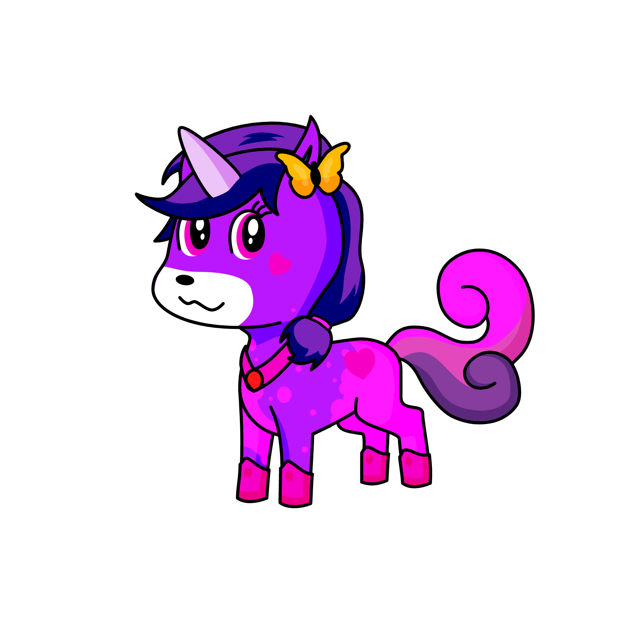 pinky, the unicorn
