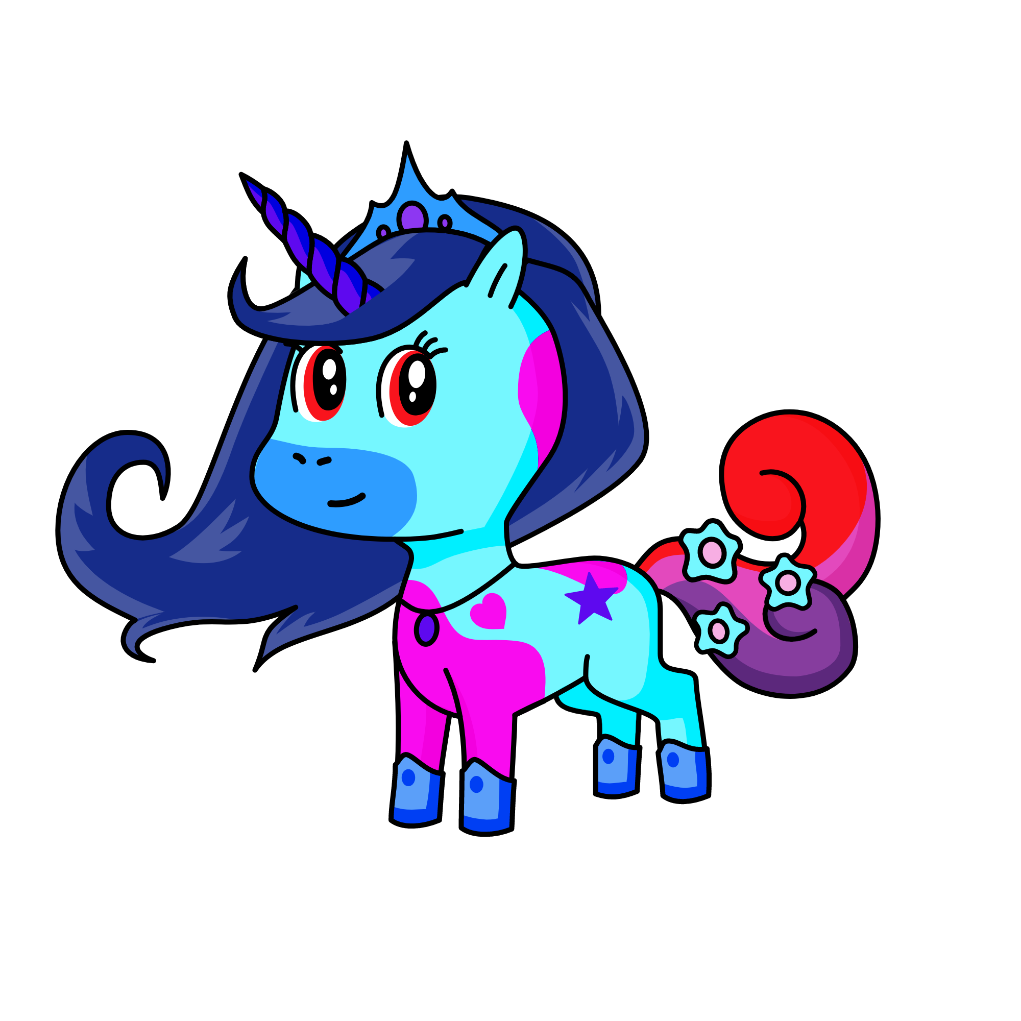 snow white, the unicorn