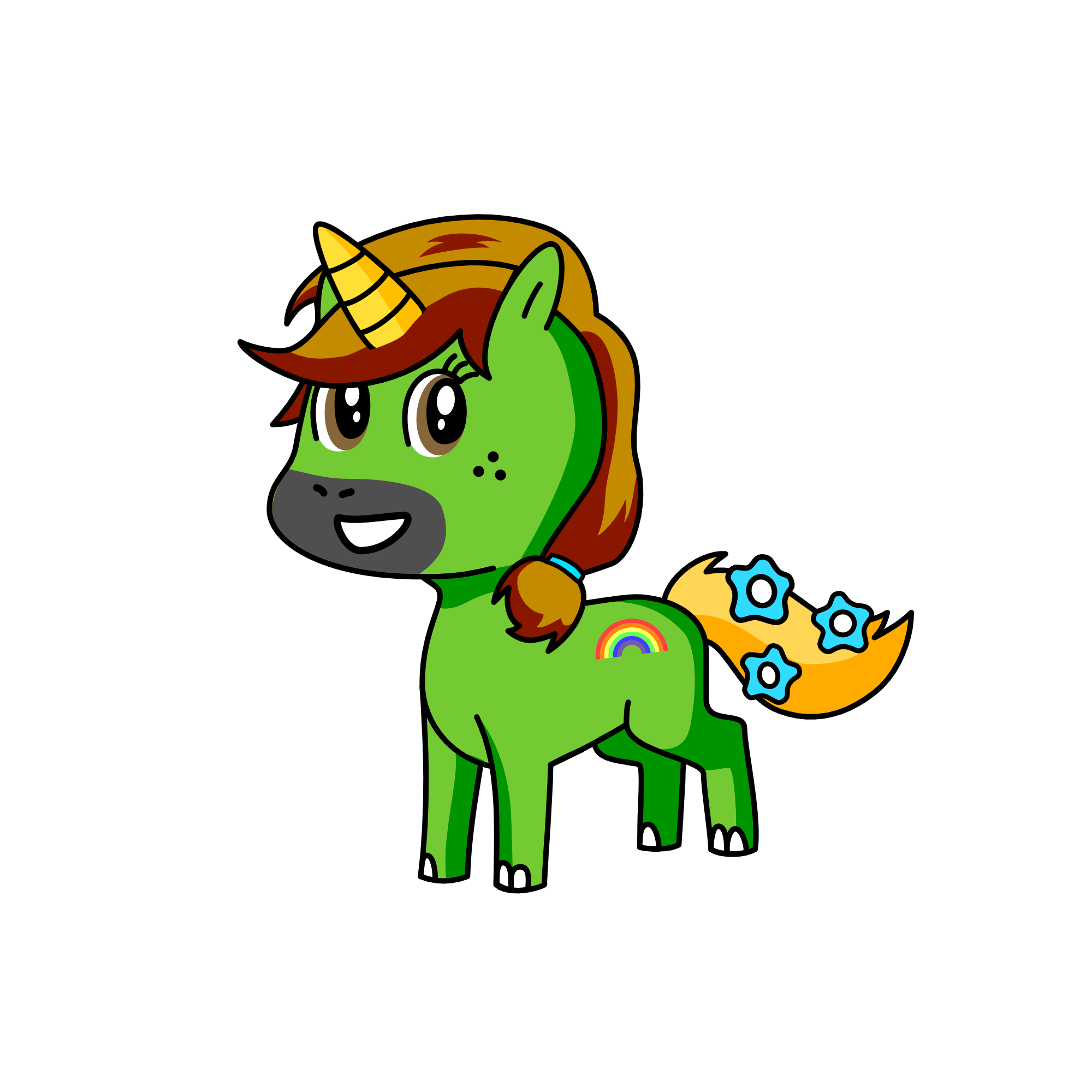 Candy, the unicorn