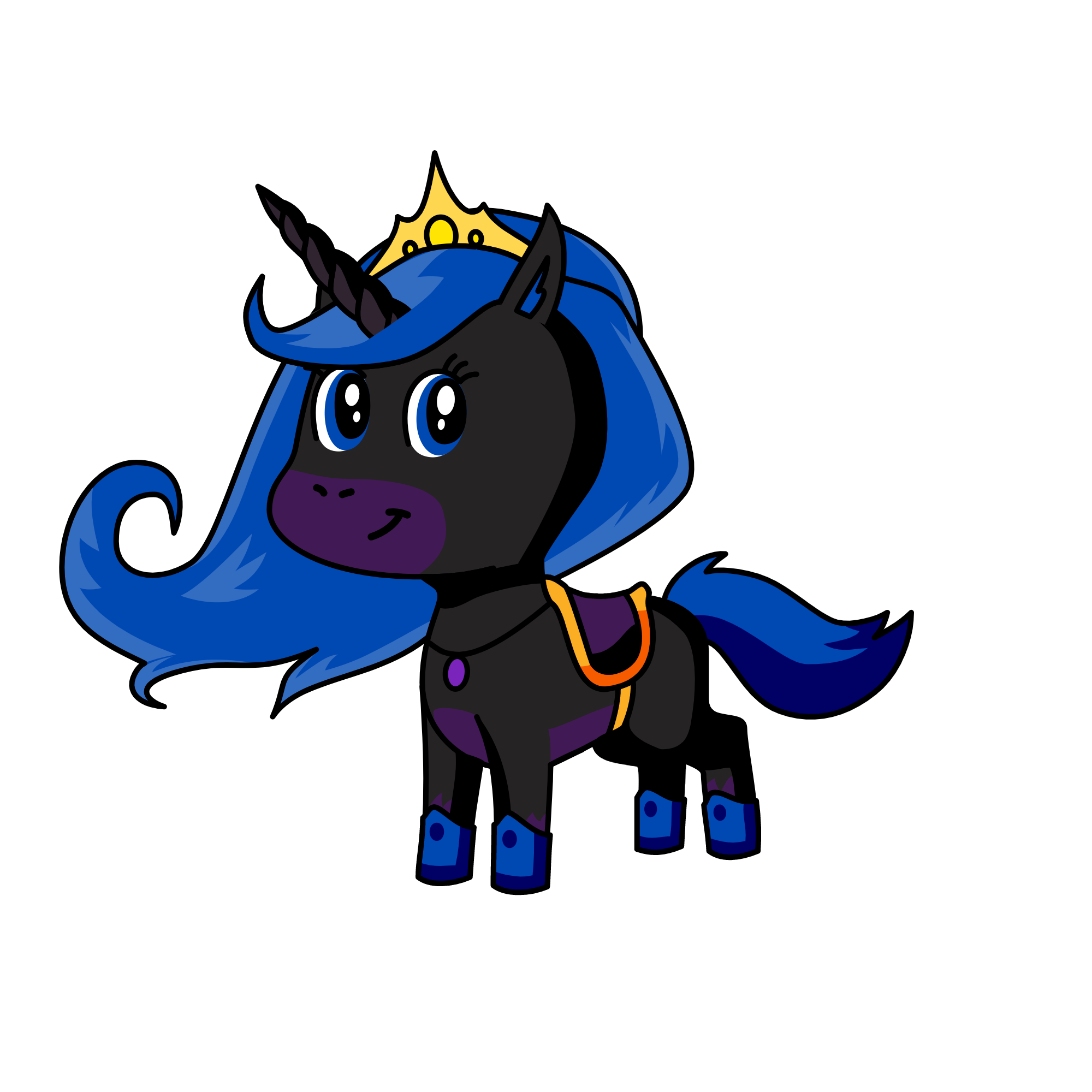 Princess Luna, the unicorn