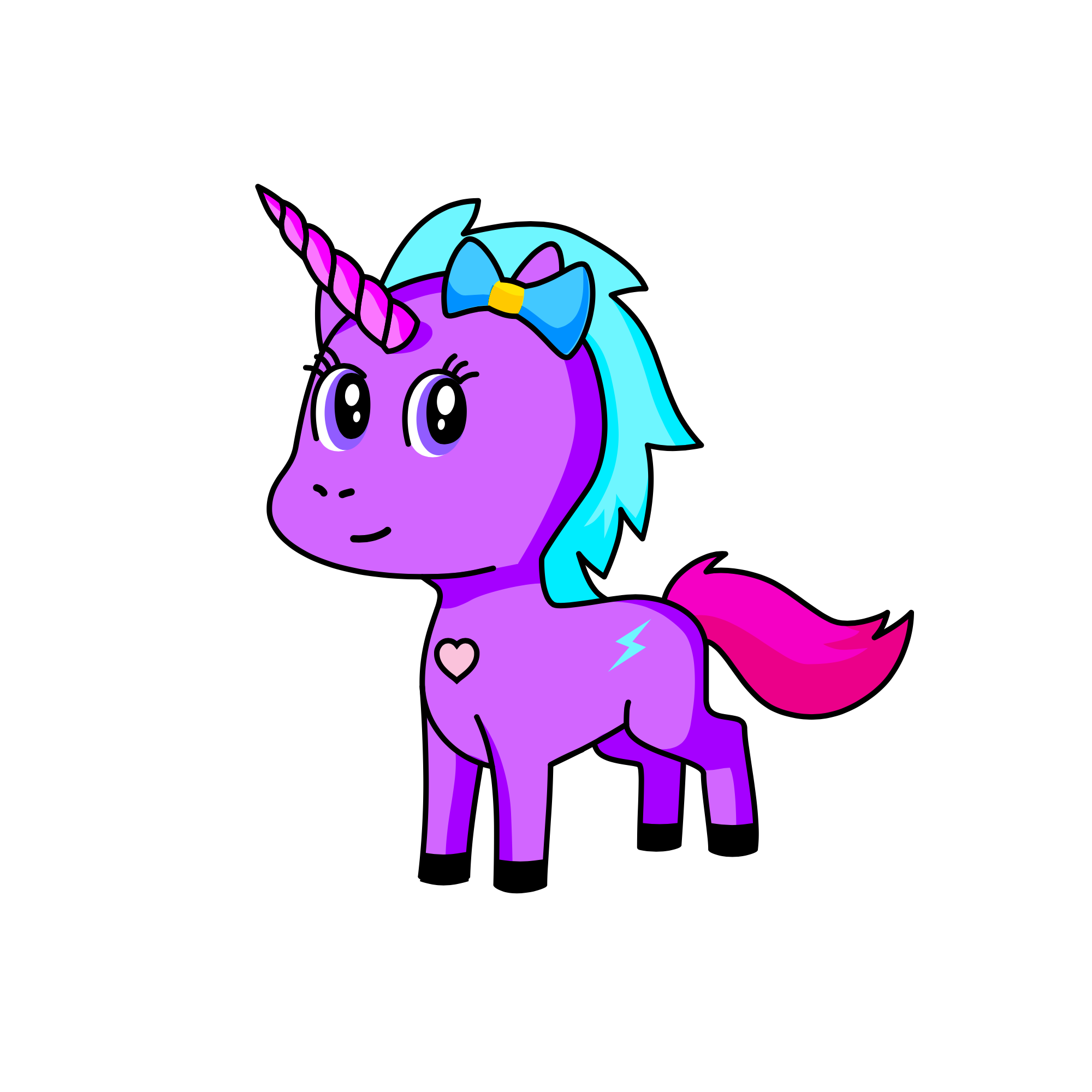 POP STAR, the unicorn