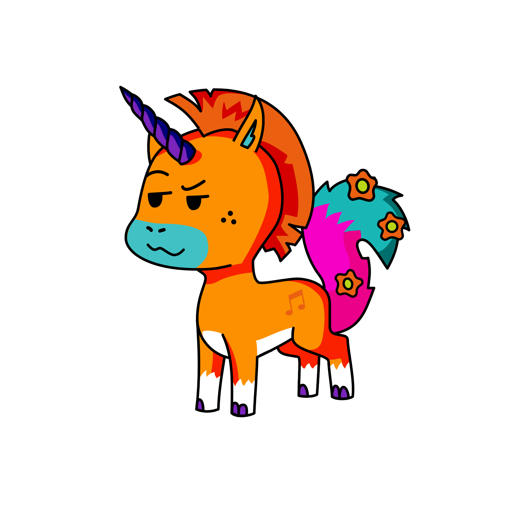 +, the unicorn