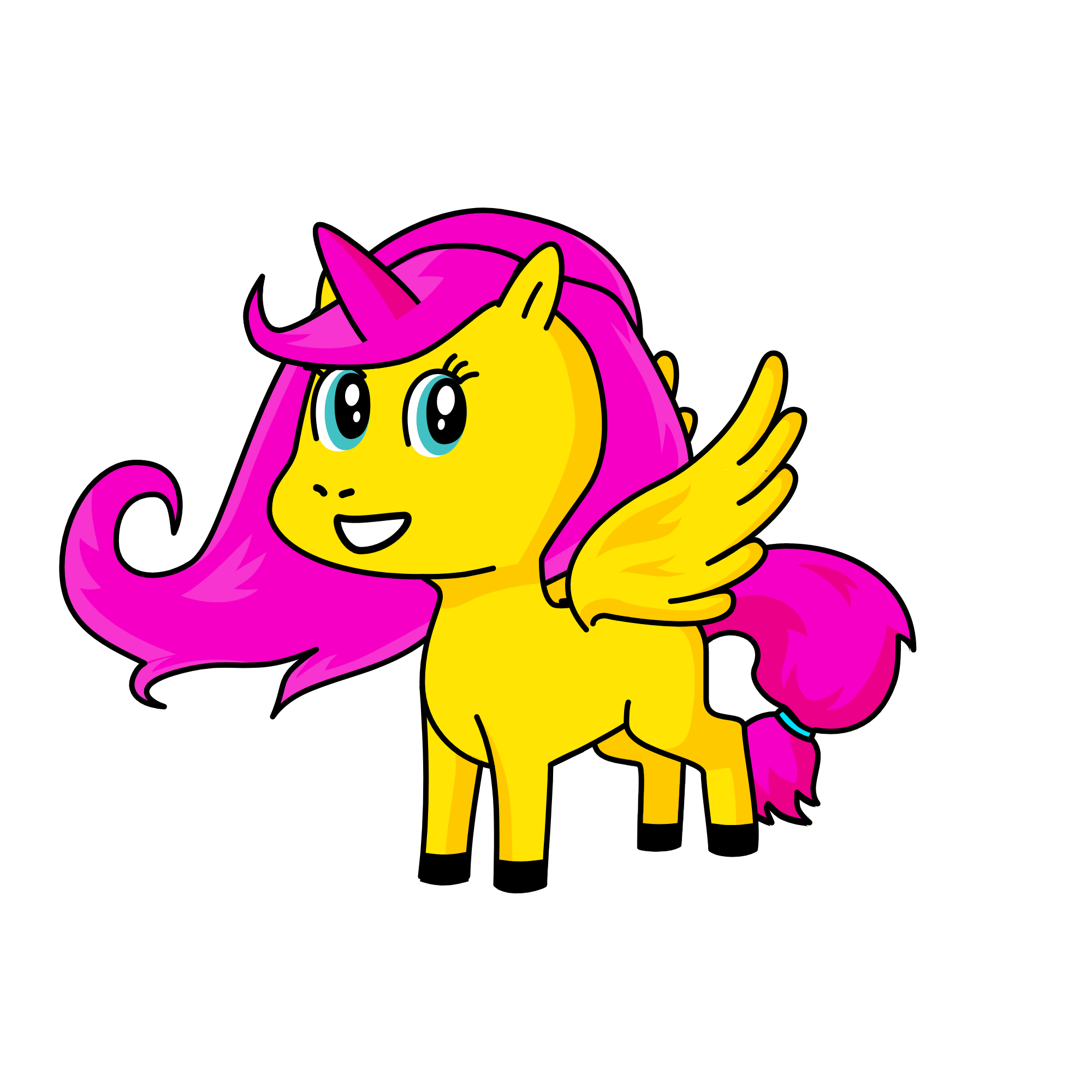 Fluttershy, the unicorn