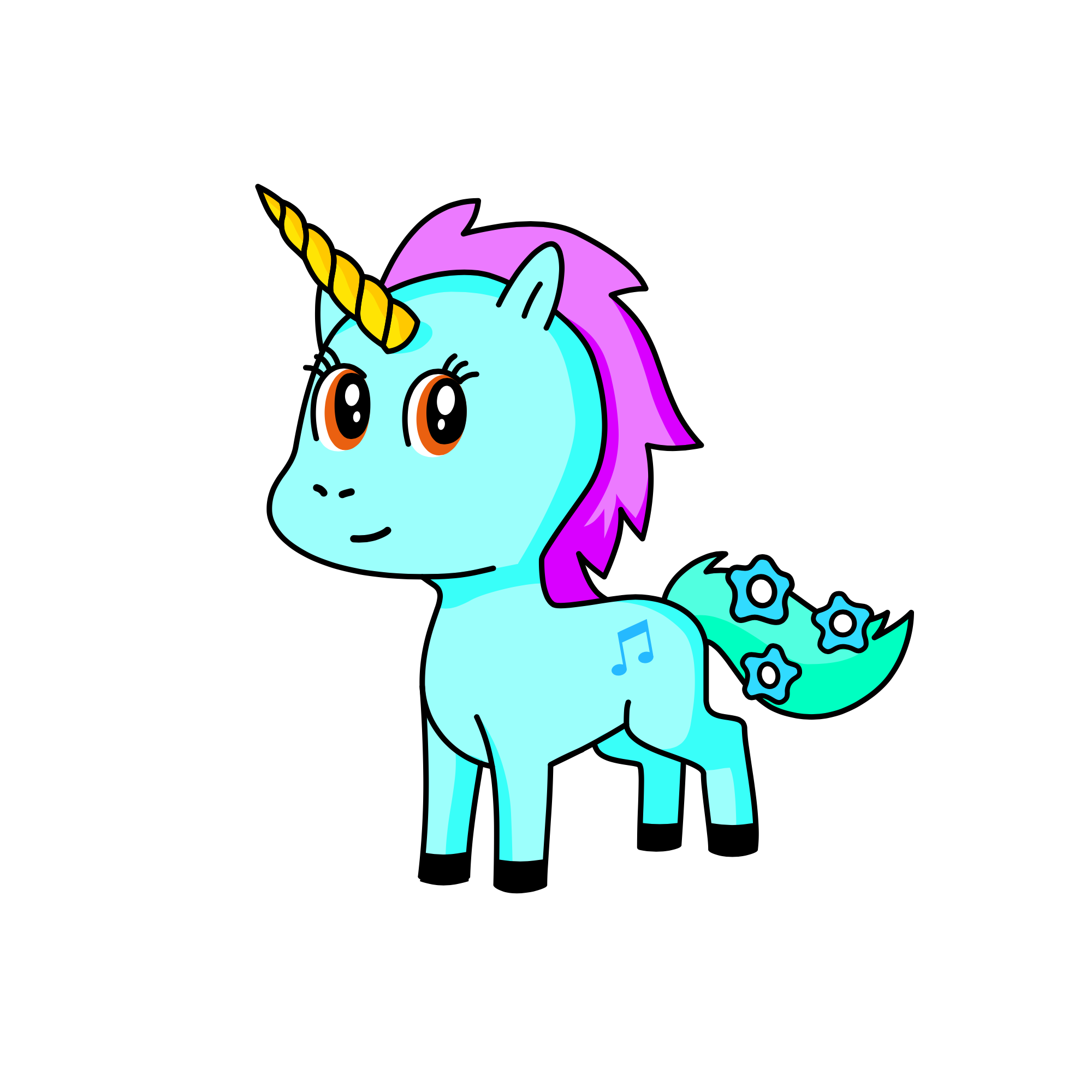 Shine, the unicorn