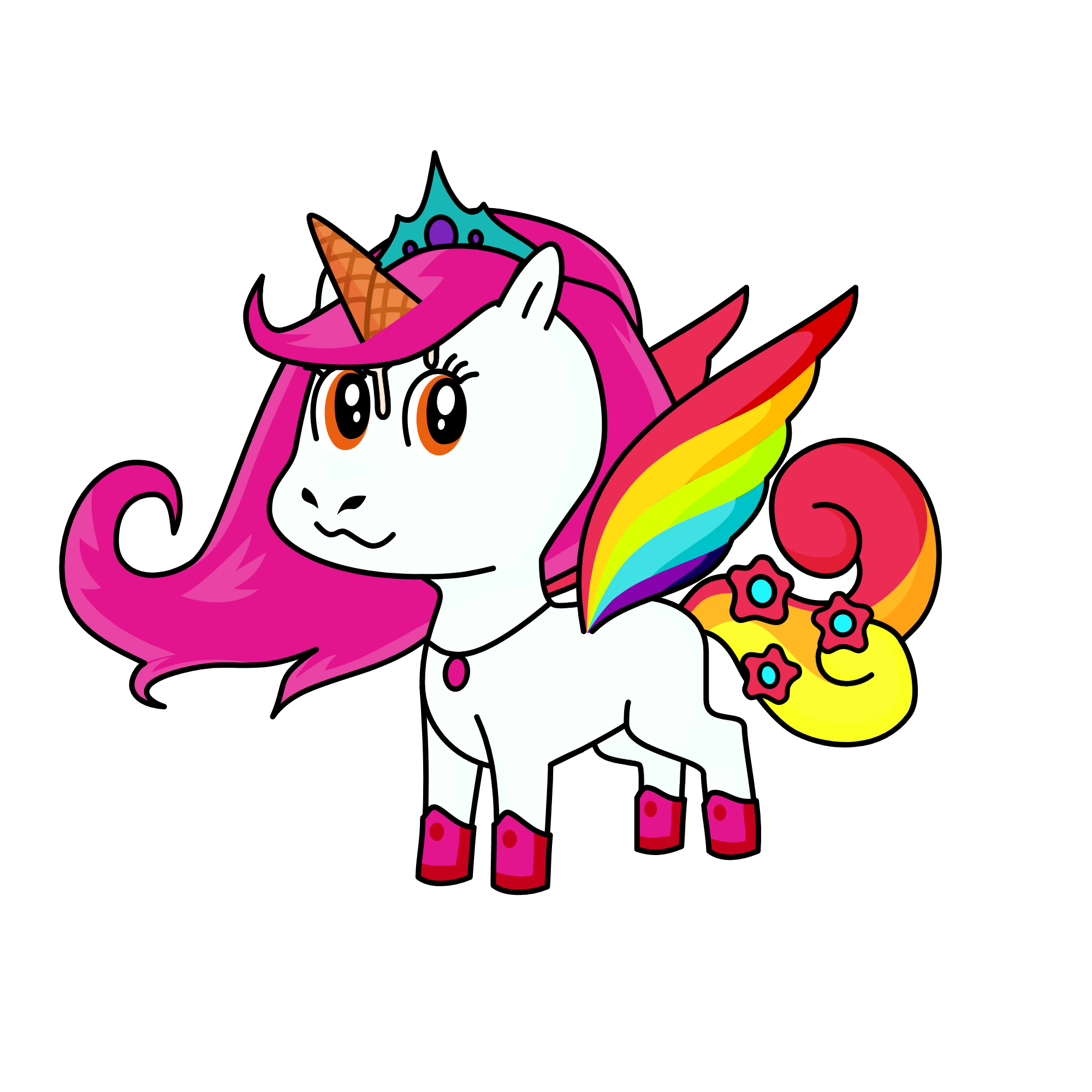creamy corn, the unicorn