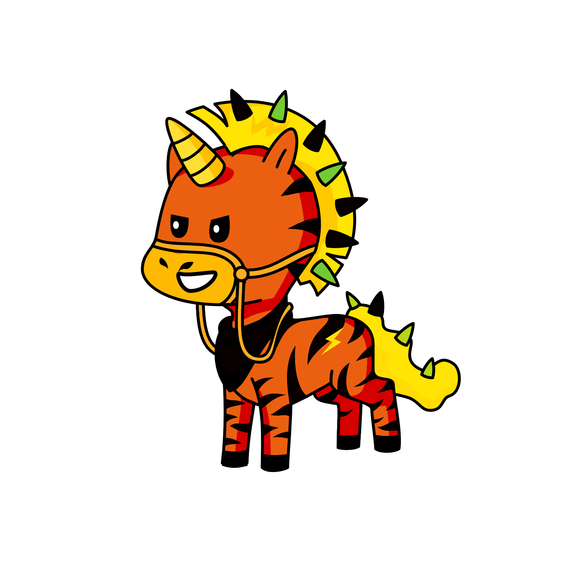 Thunder bult, the unicorn