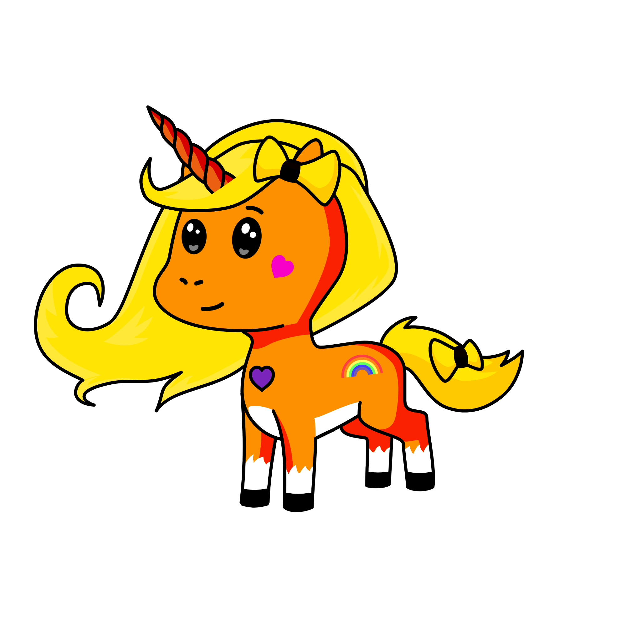Maya, the unicorn