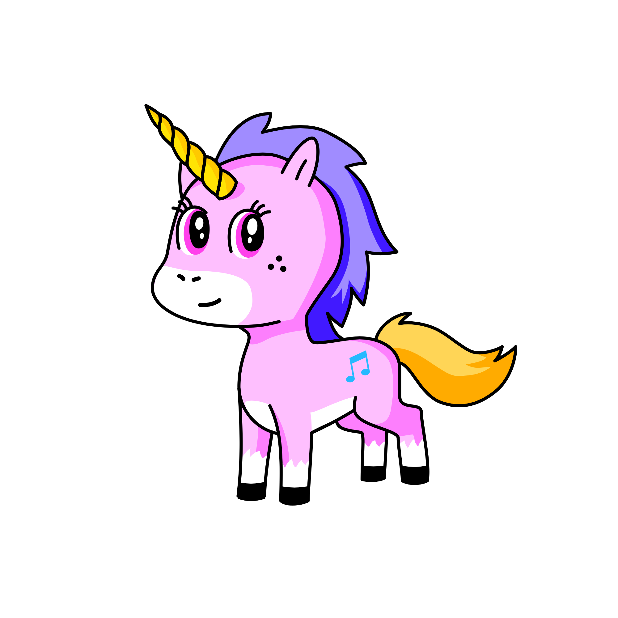 Beanie Teanie, the unicorn