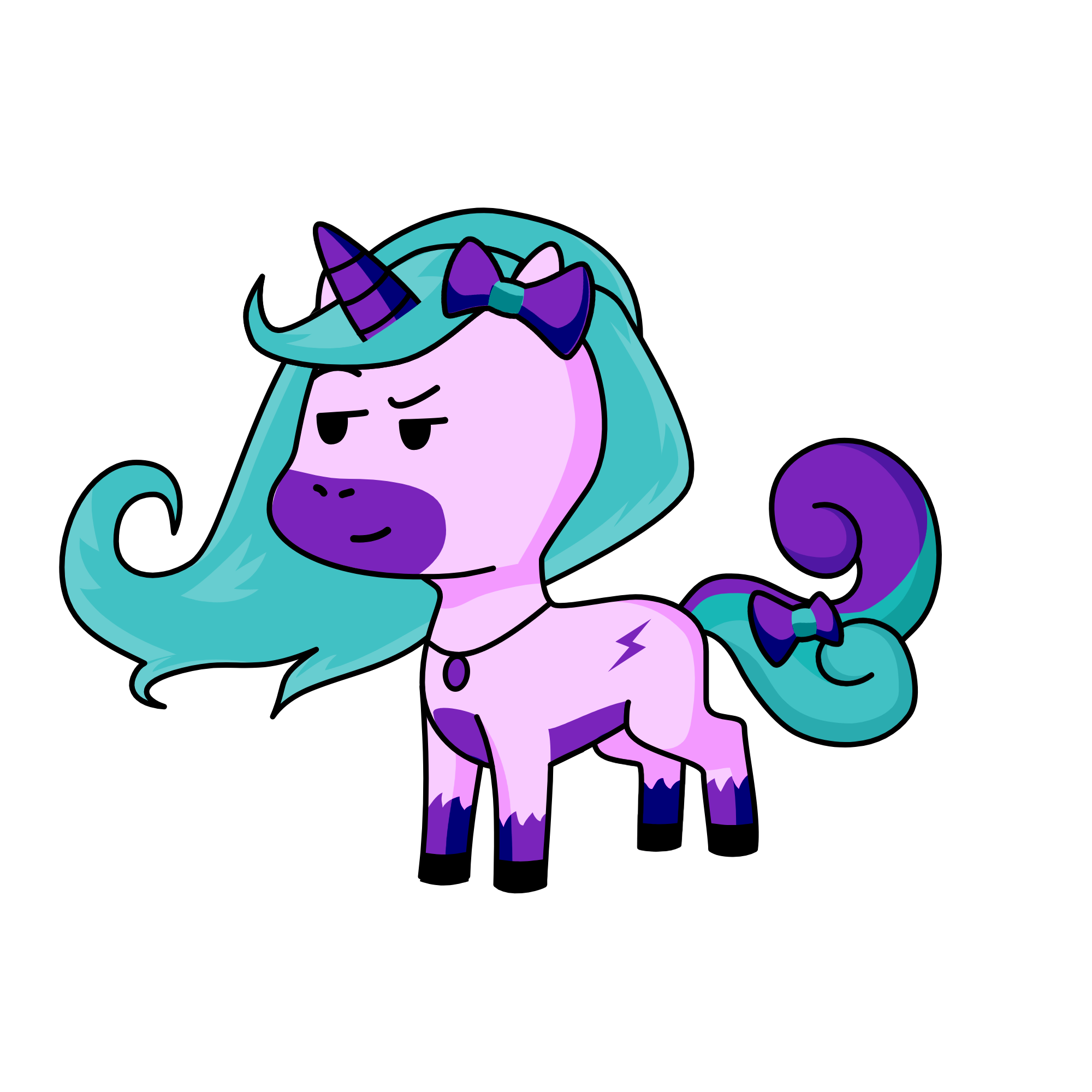 Cupcake, the unicorn