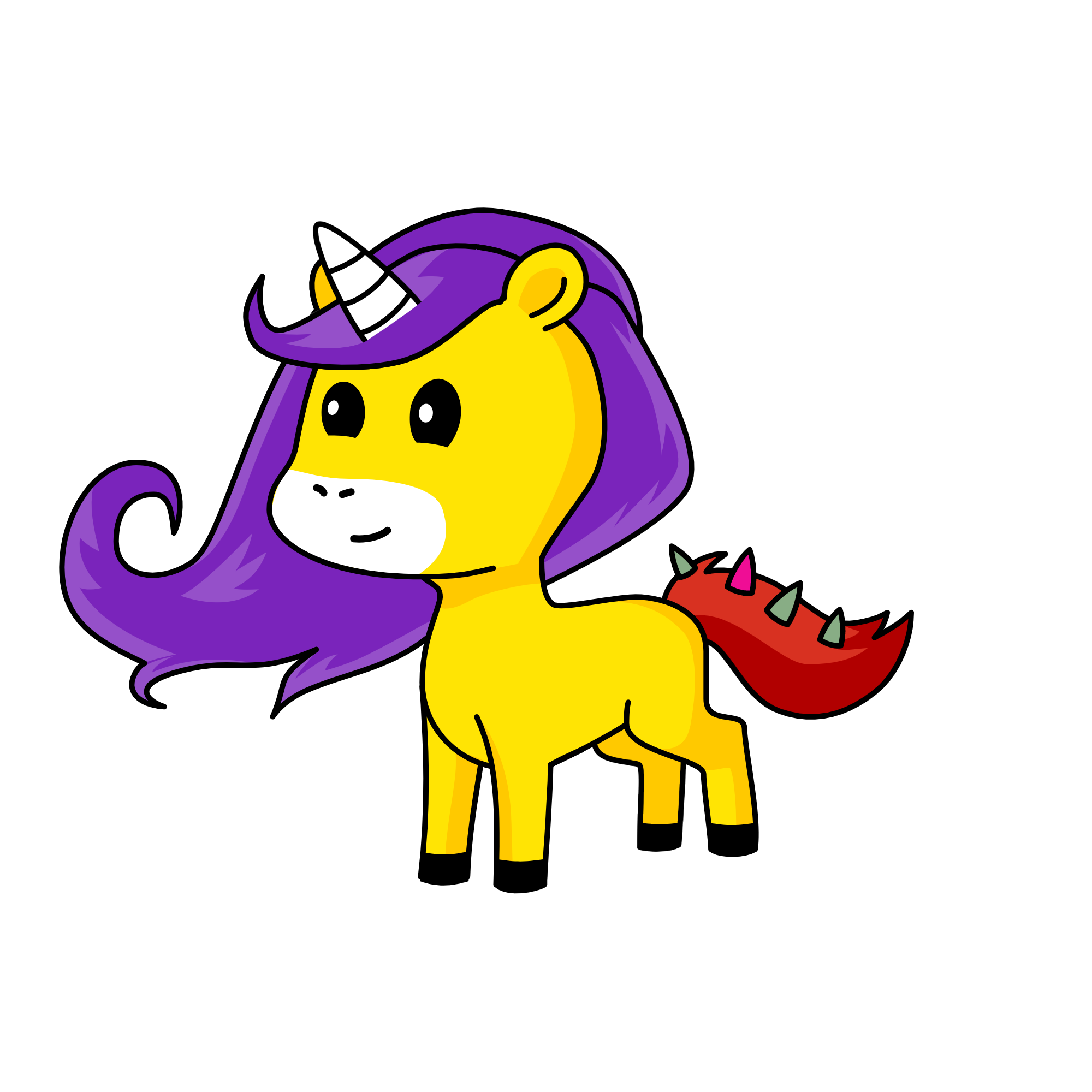 Lighty, the unicorn