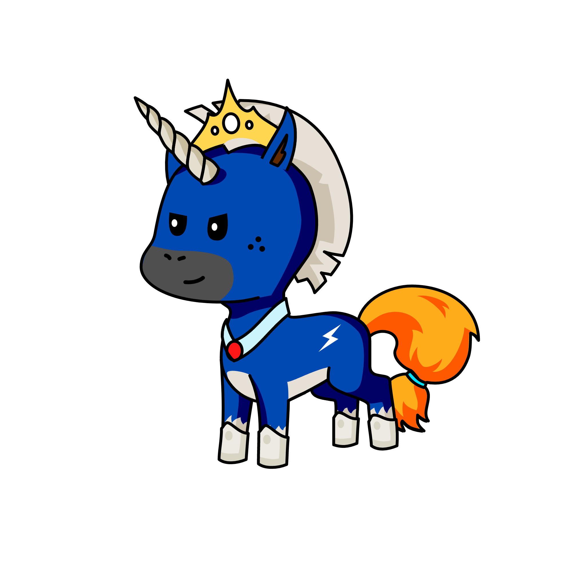 queen thunder, the unicorn