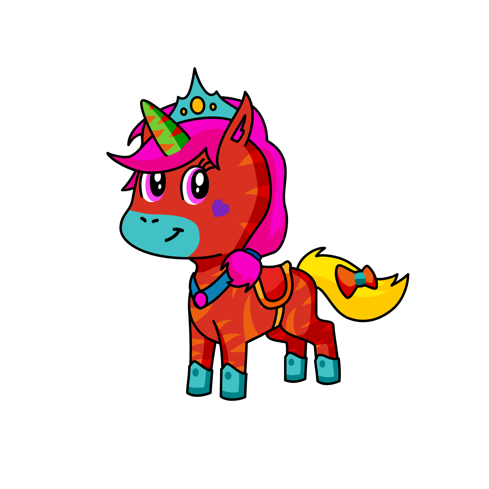 Stripes, the unicorn