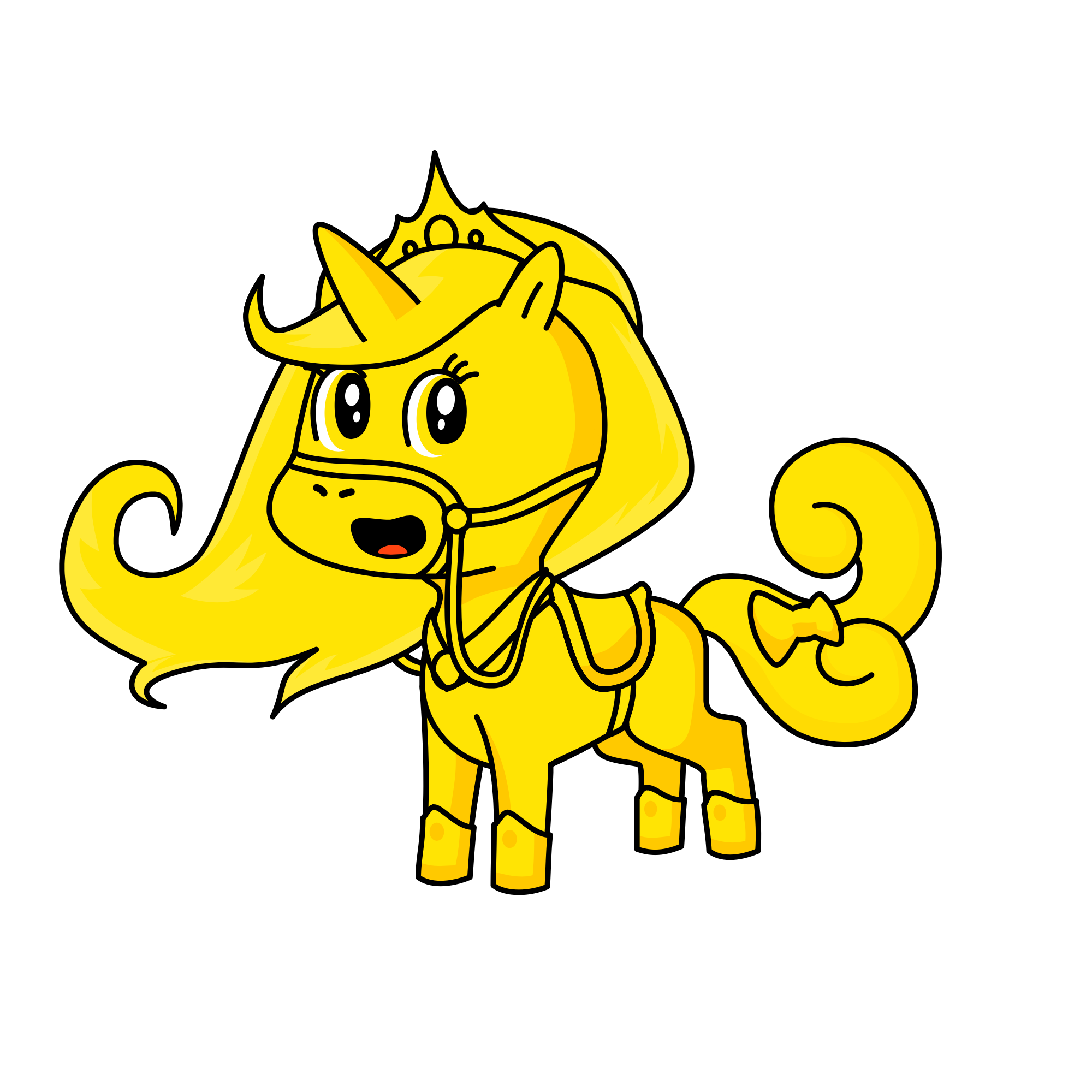 Goldie, the unicorn