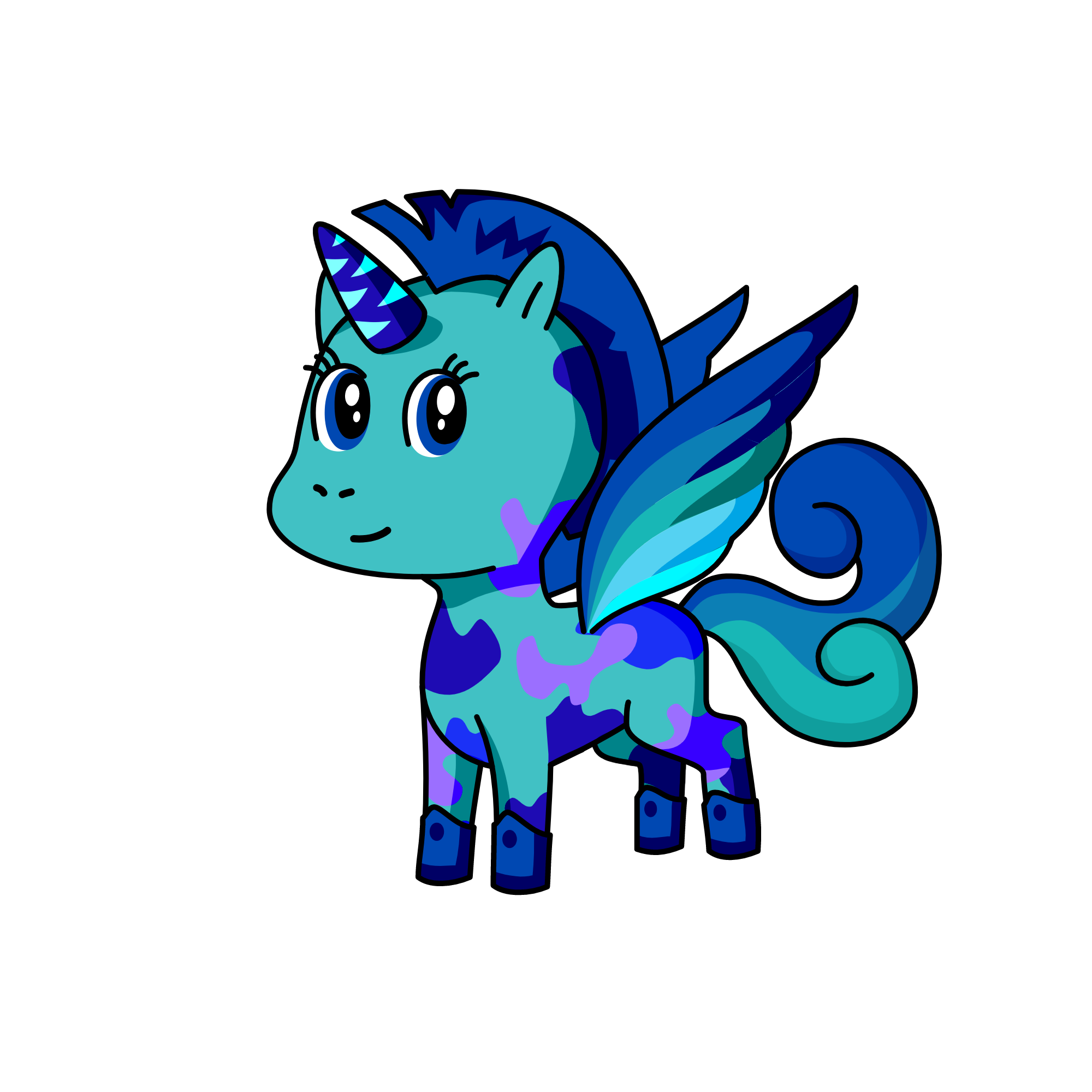 Midnight, the unicorn