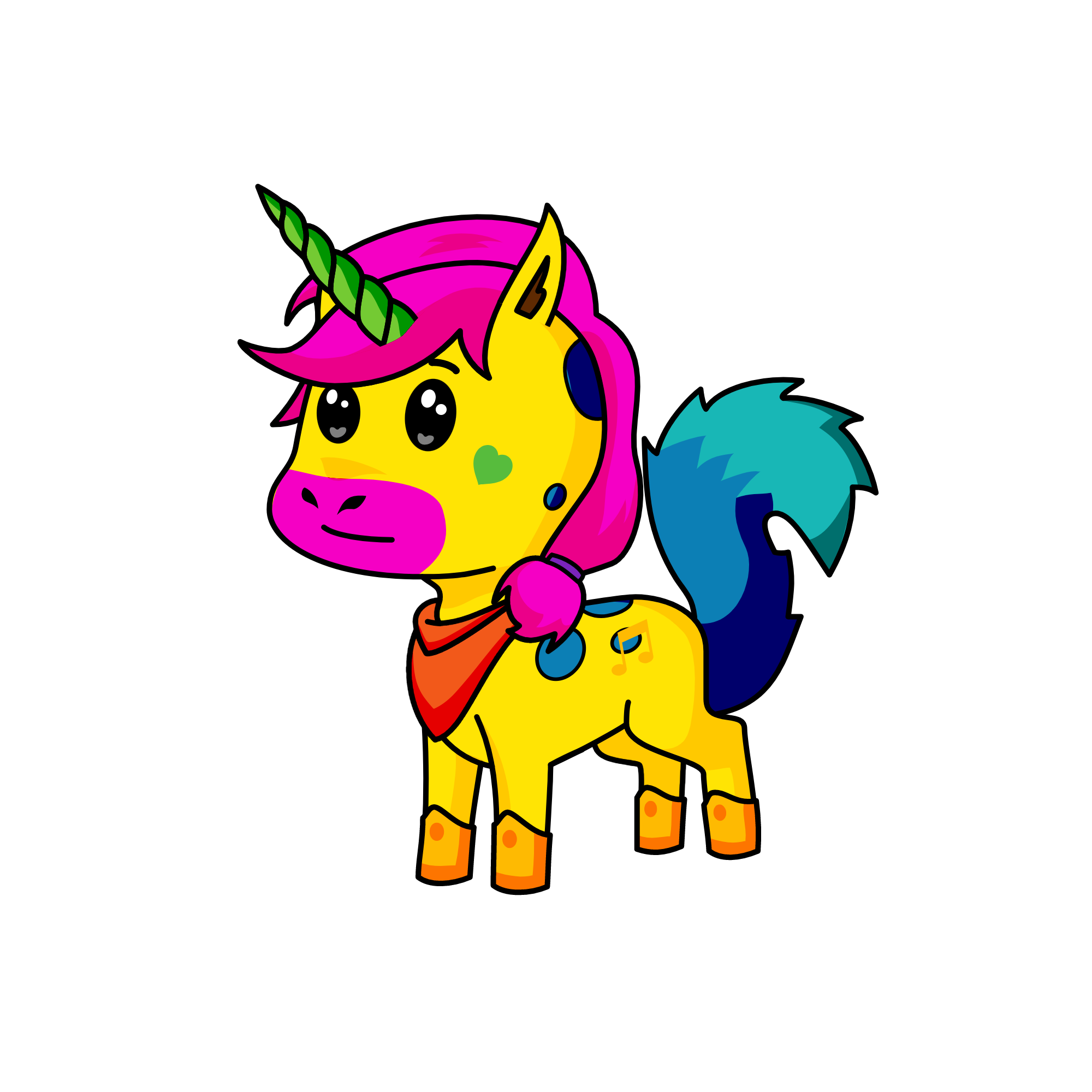 Hot-fuzz-girl, the unicorn