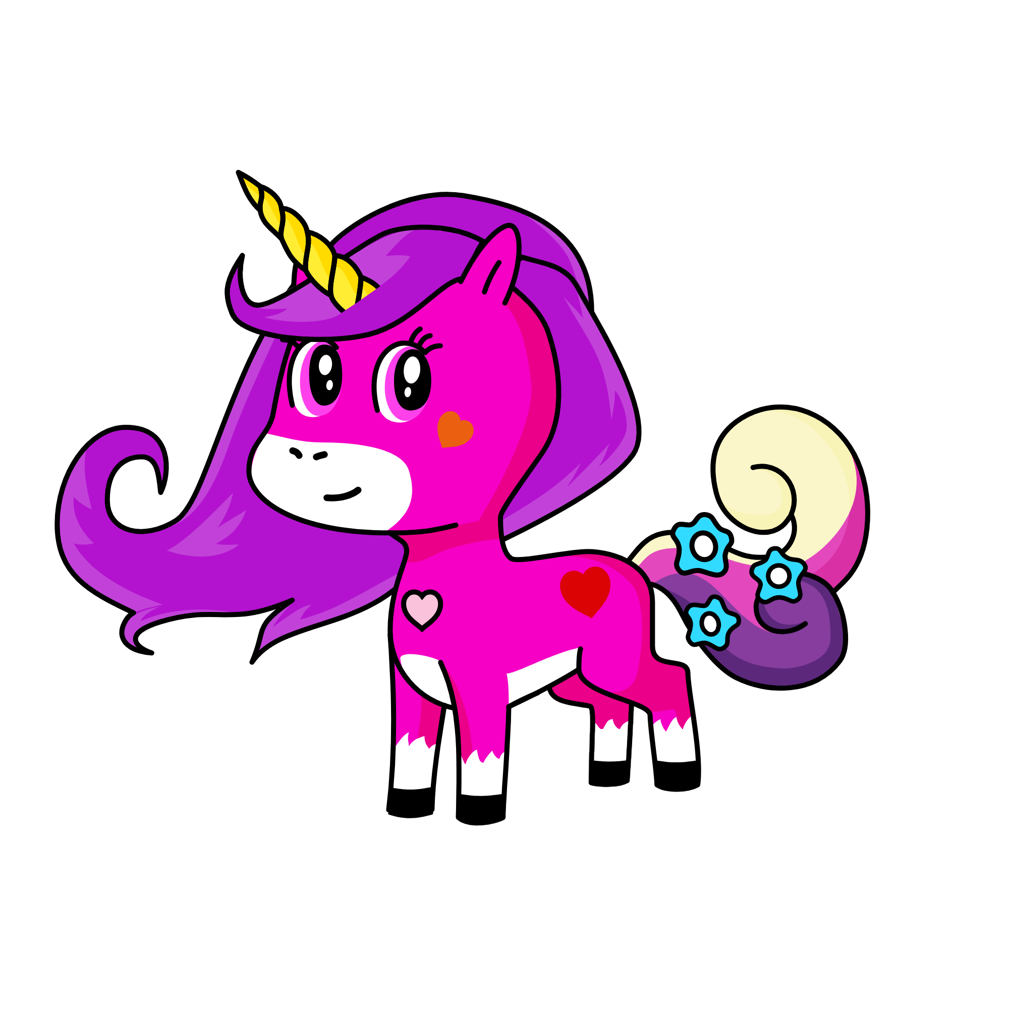 Pony Girl , the unicorn