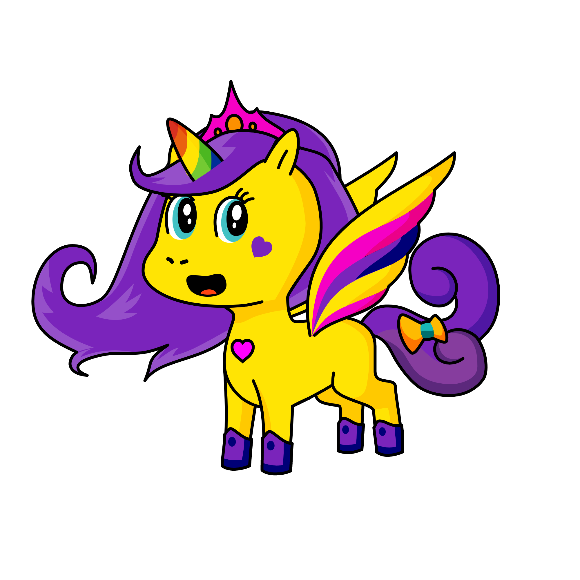 princess, the unicorn