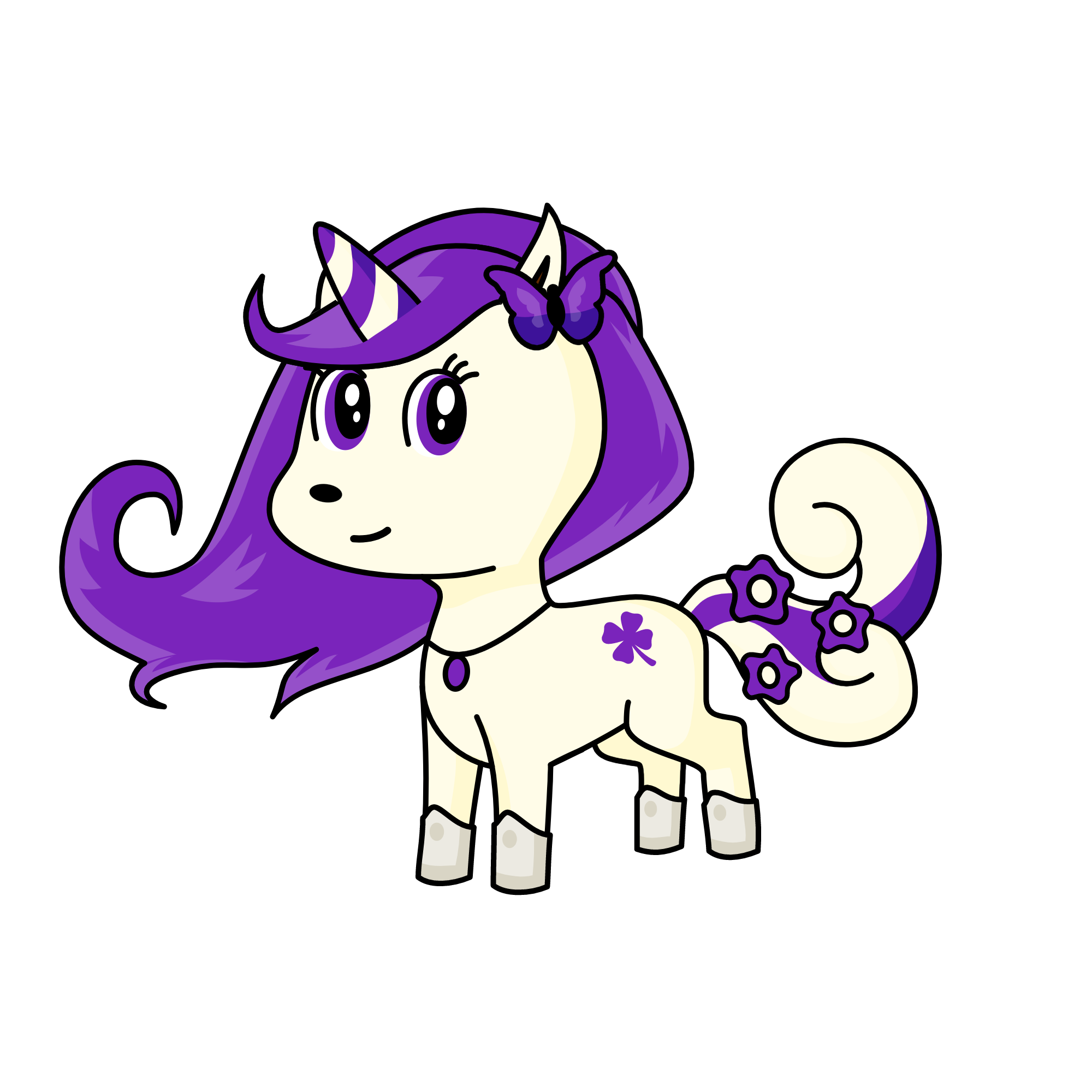 PURPLE , the unicorn