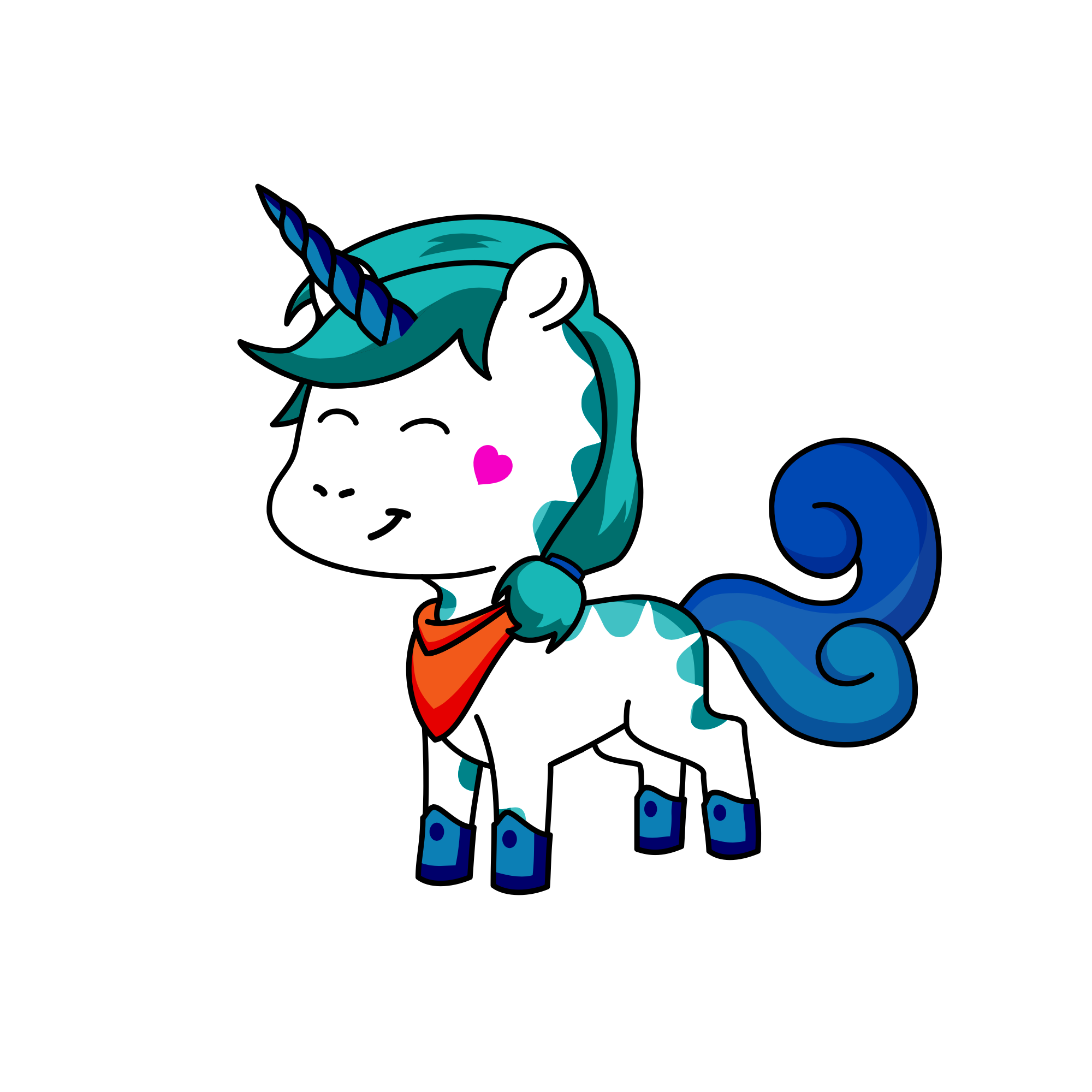 Flashy , the unicorn