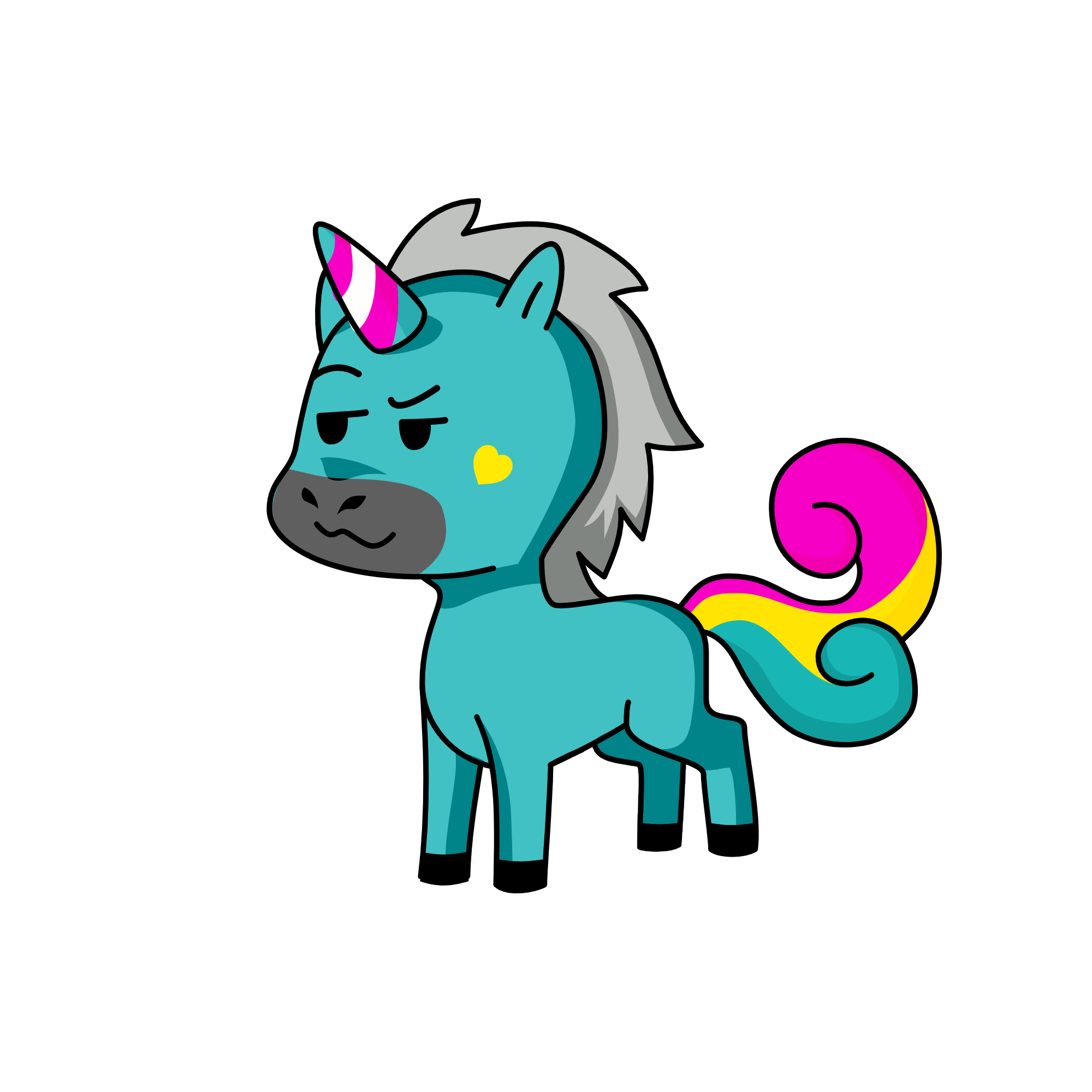 Sunny, the unicorn