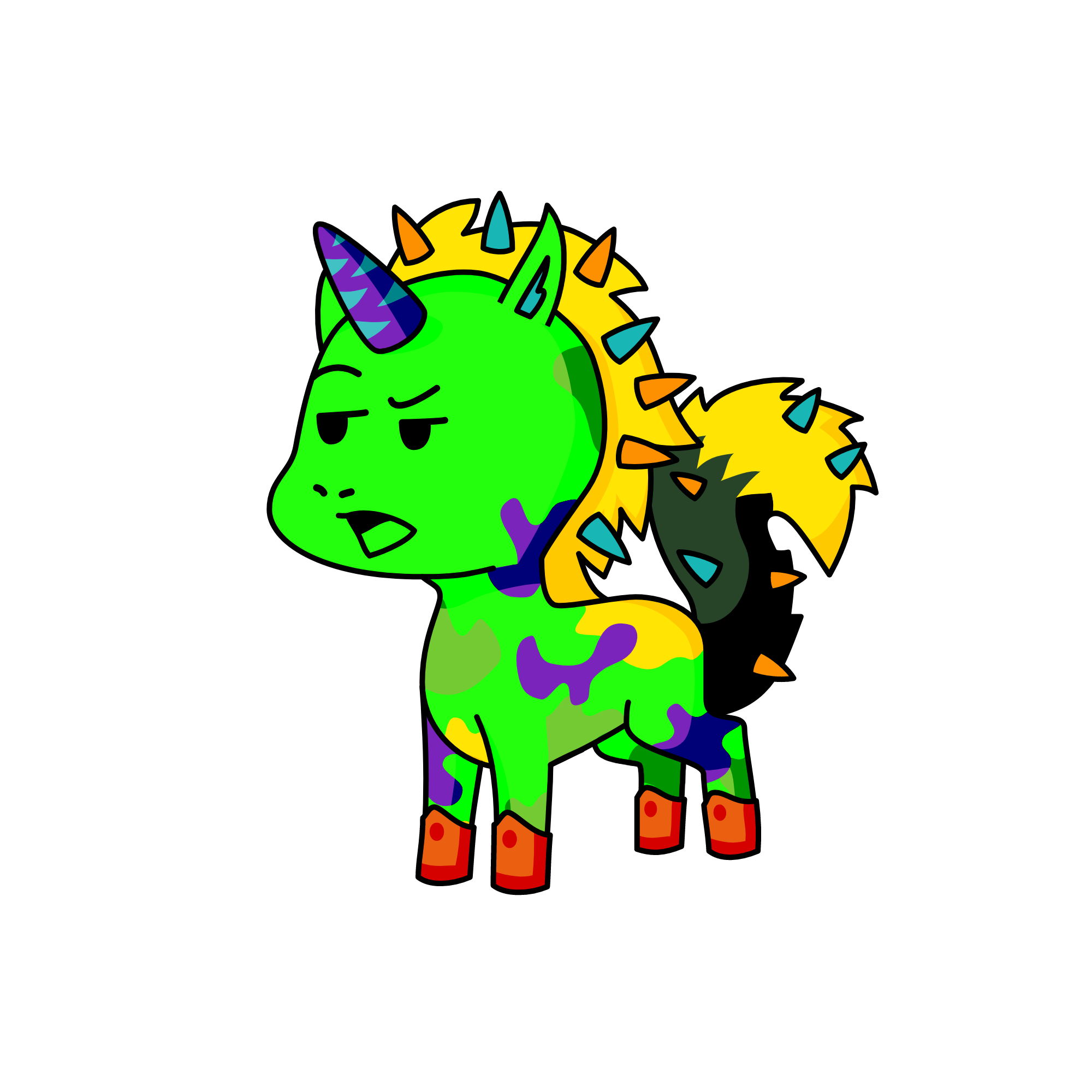 She who must not be named, the unicorn