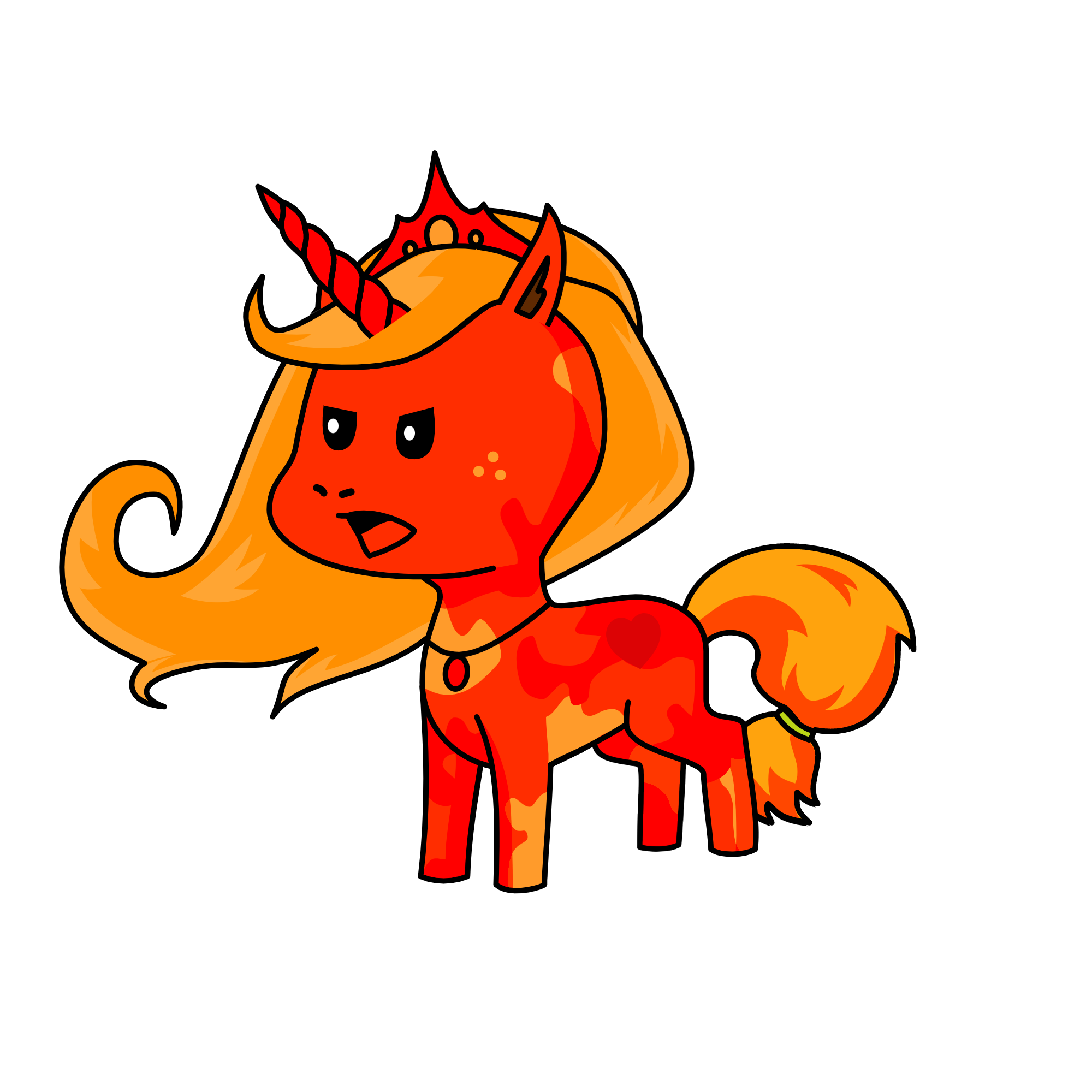 fire corn, the unicorn
