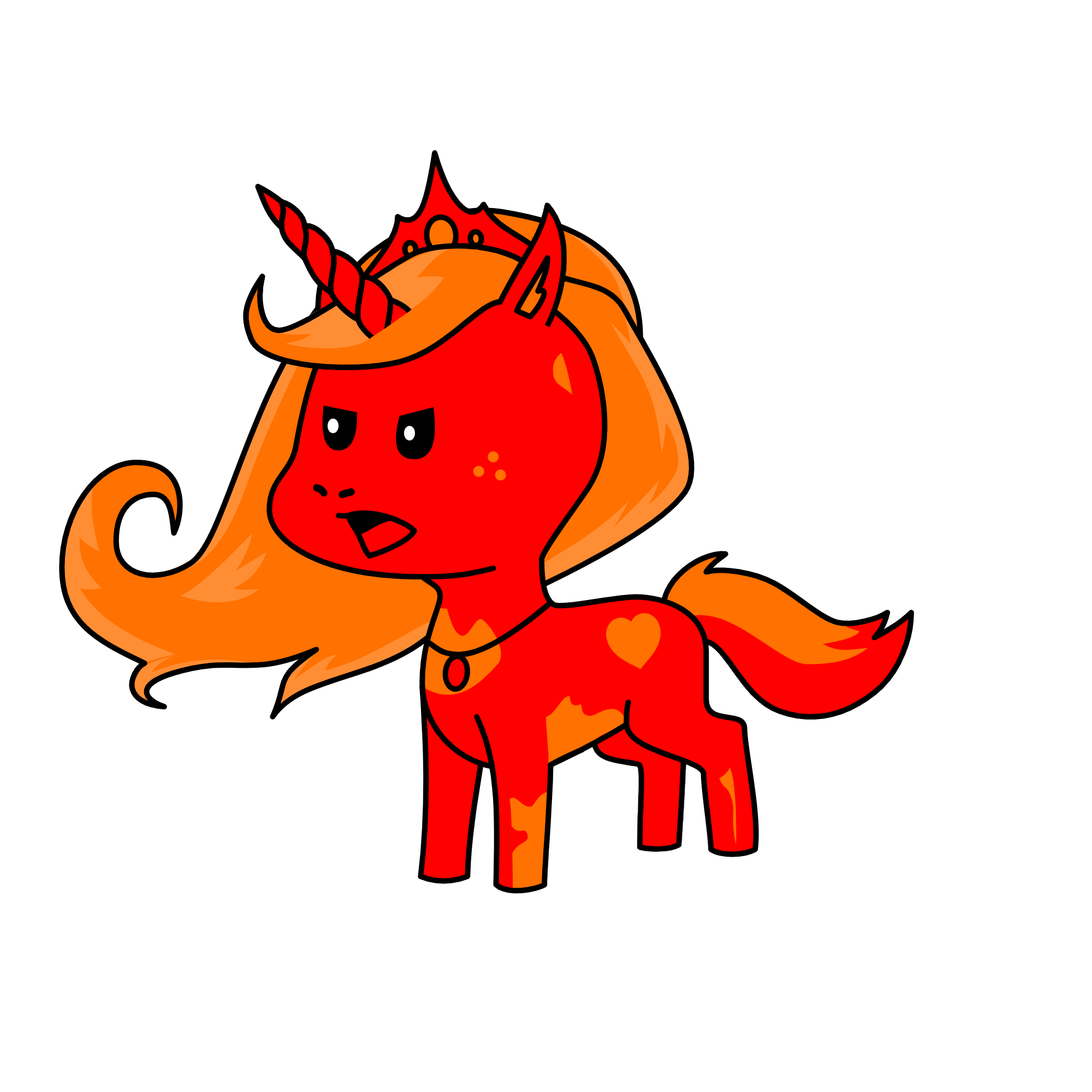 fire corn, the unicorn