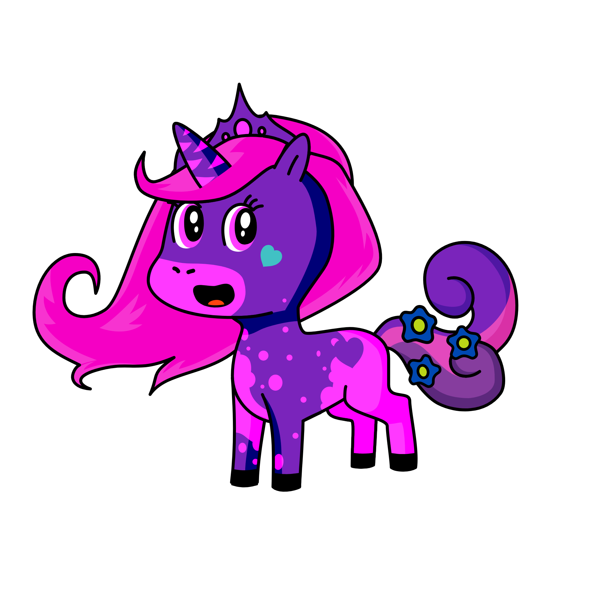 purple corn, the unicorn