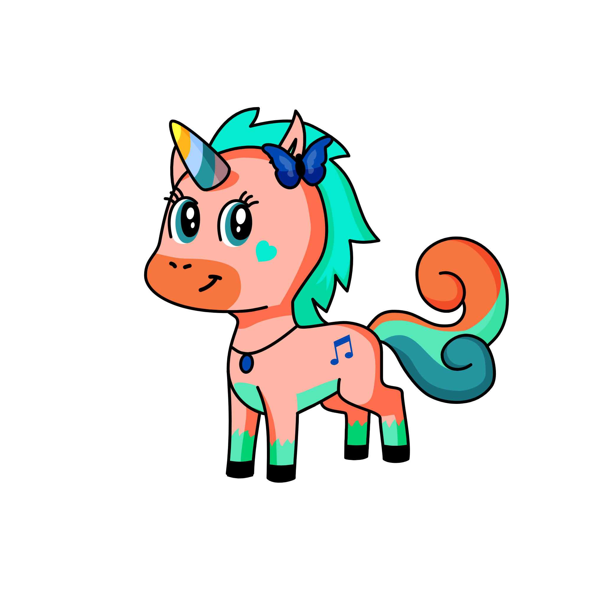 Melodi, the unicorn
