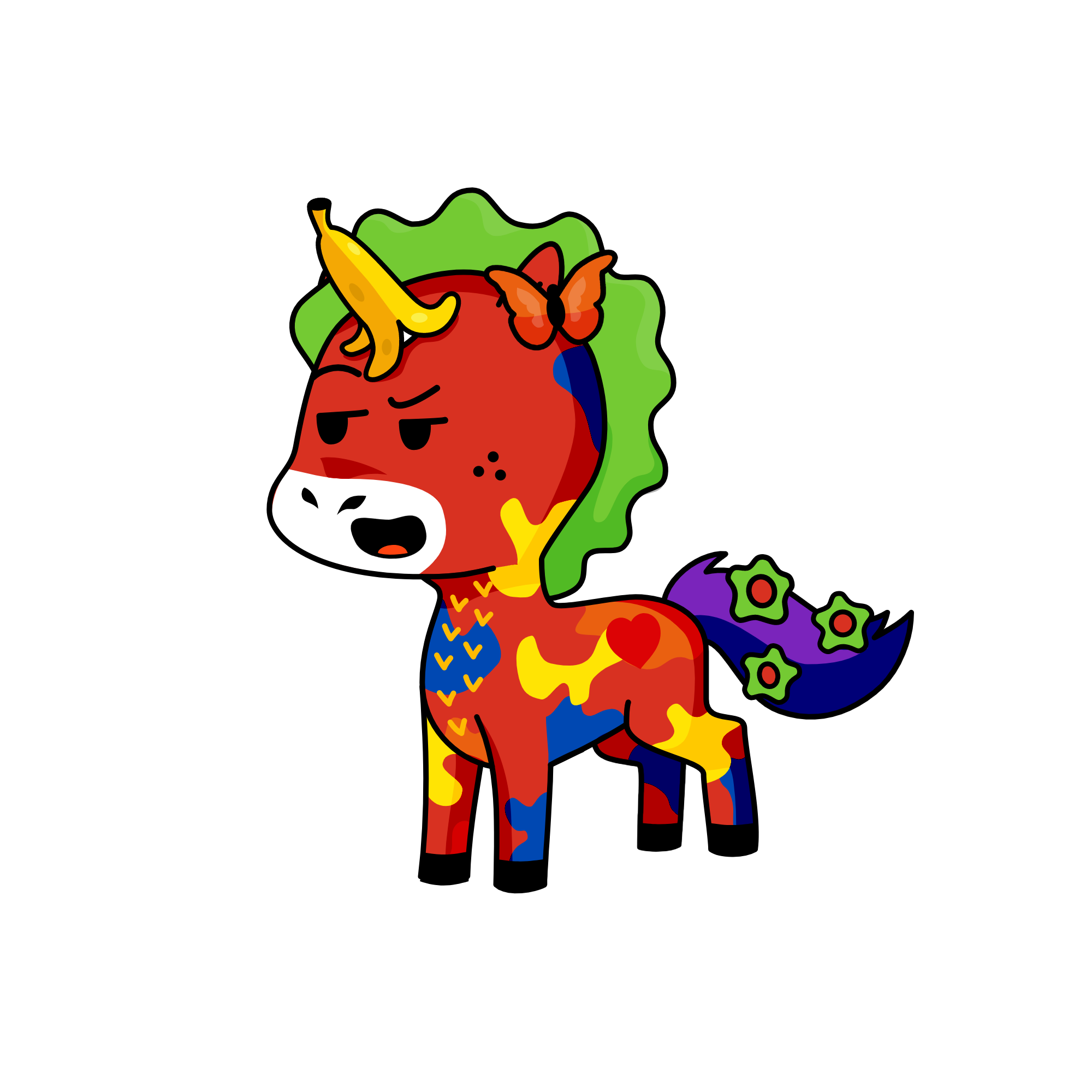 boy, the unicorn