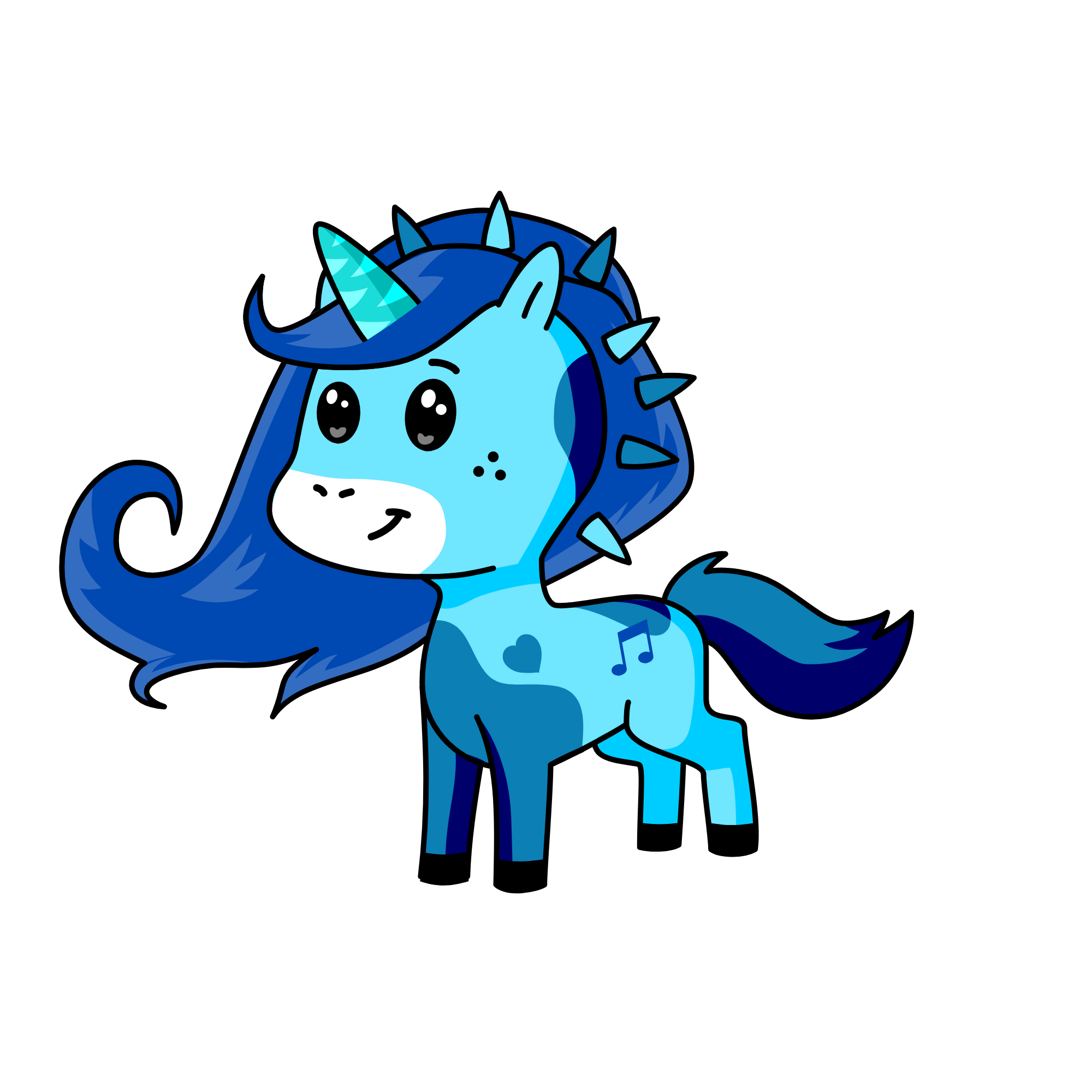 CRYSTAL, the unicorn