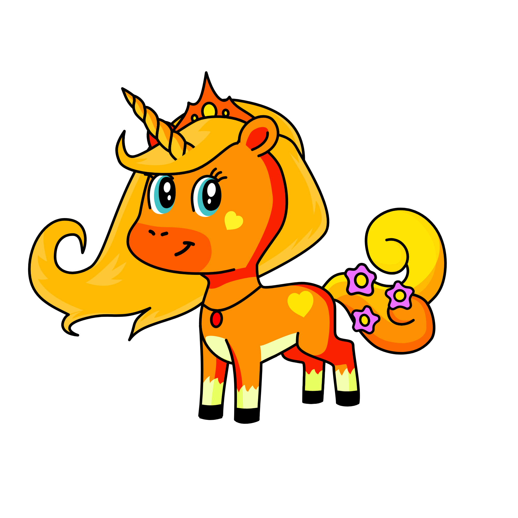 flora, the unicorn