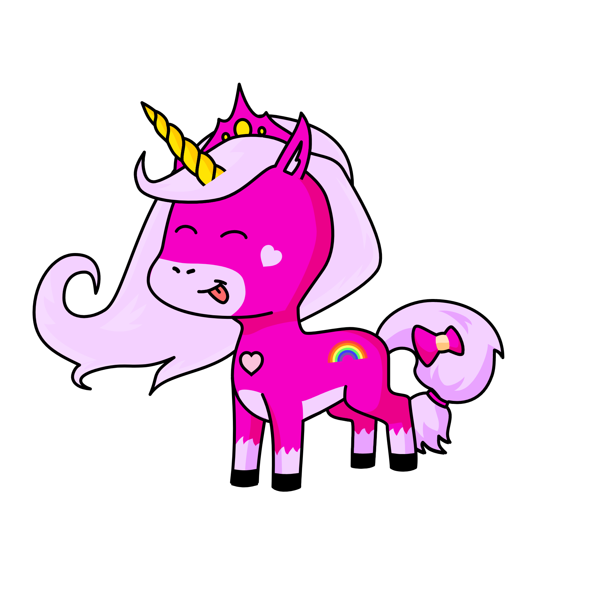 Cupcake, the unicorn