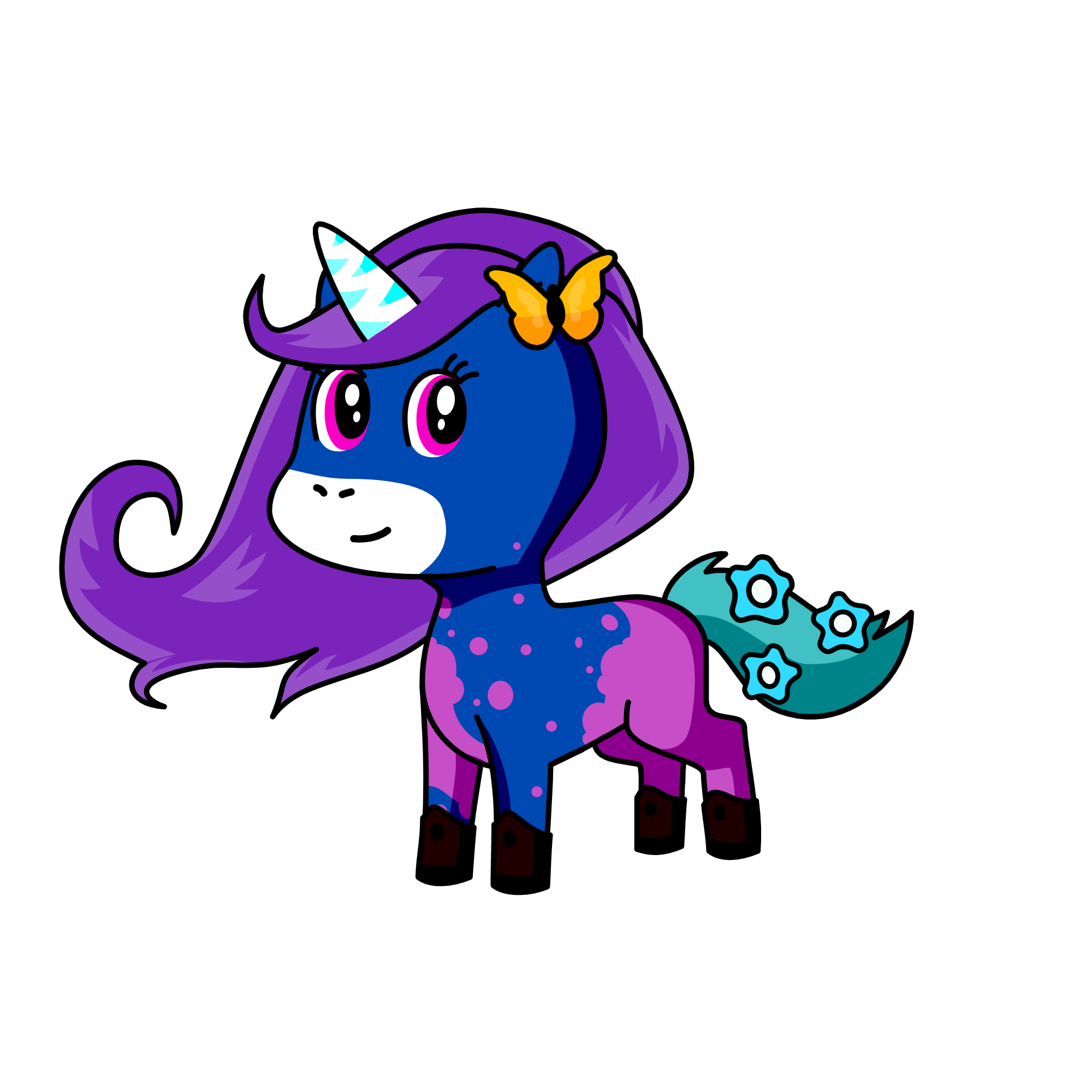 5, the unicorn