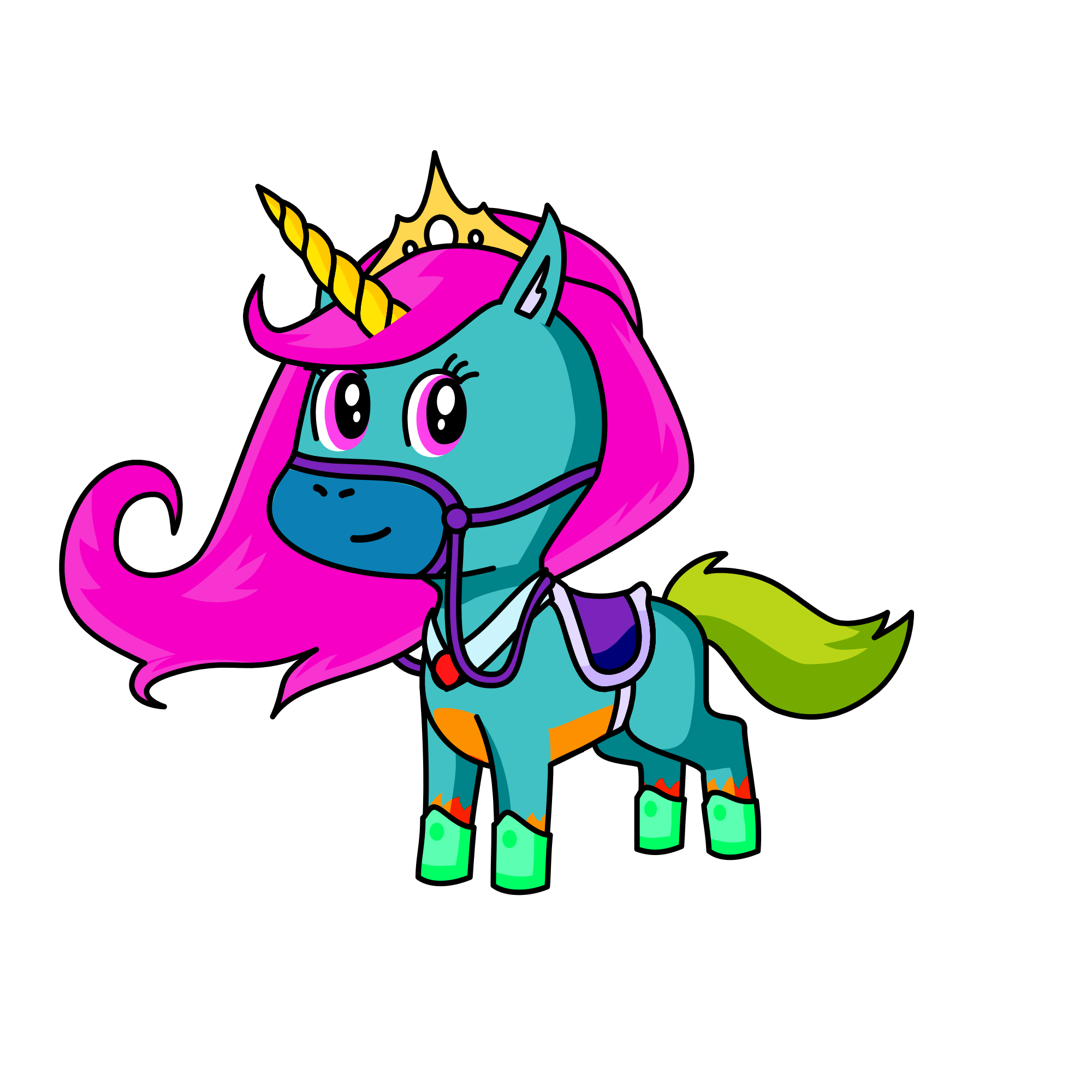 Lilac , the unicorn
