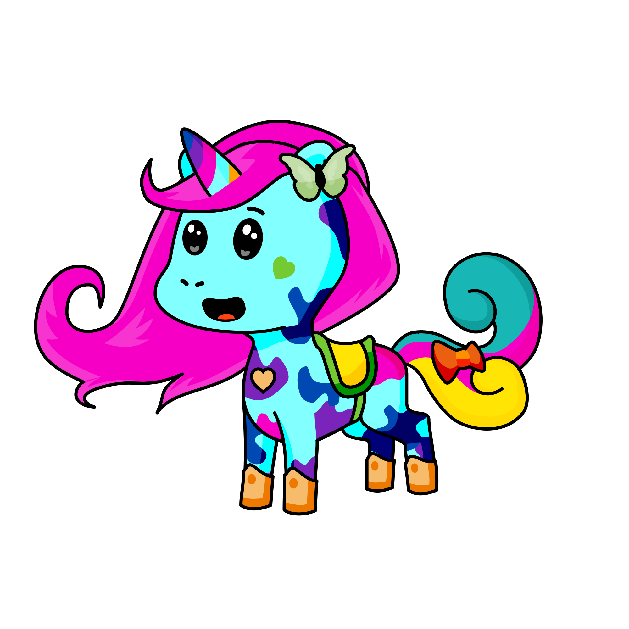 Dia, the unicorn