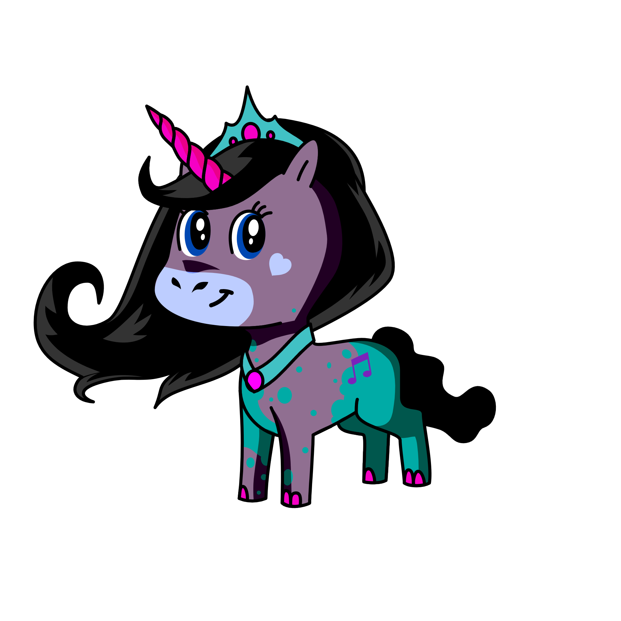 SnowBlossom, the unicorn