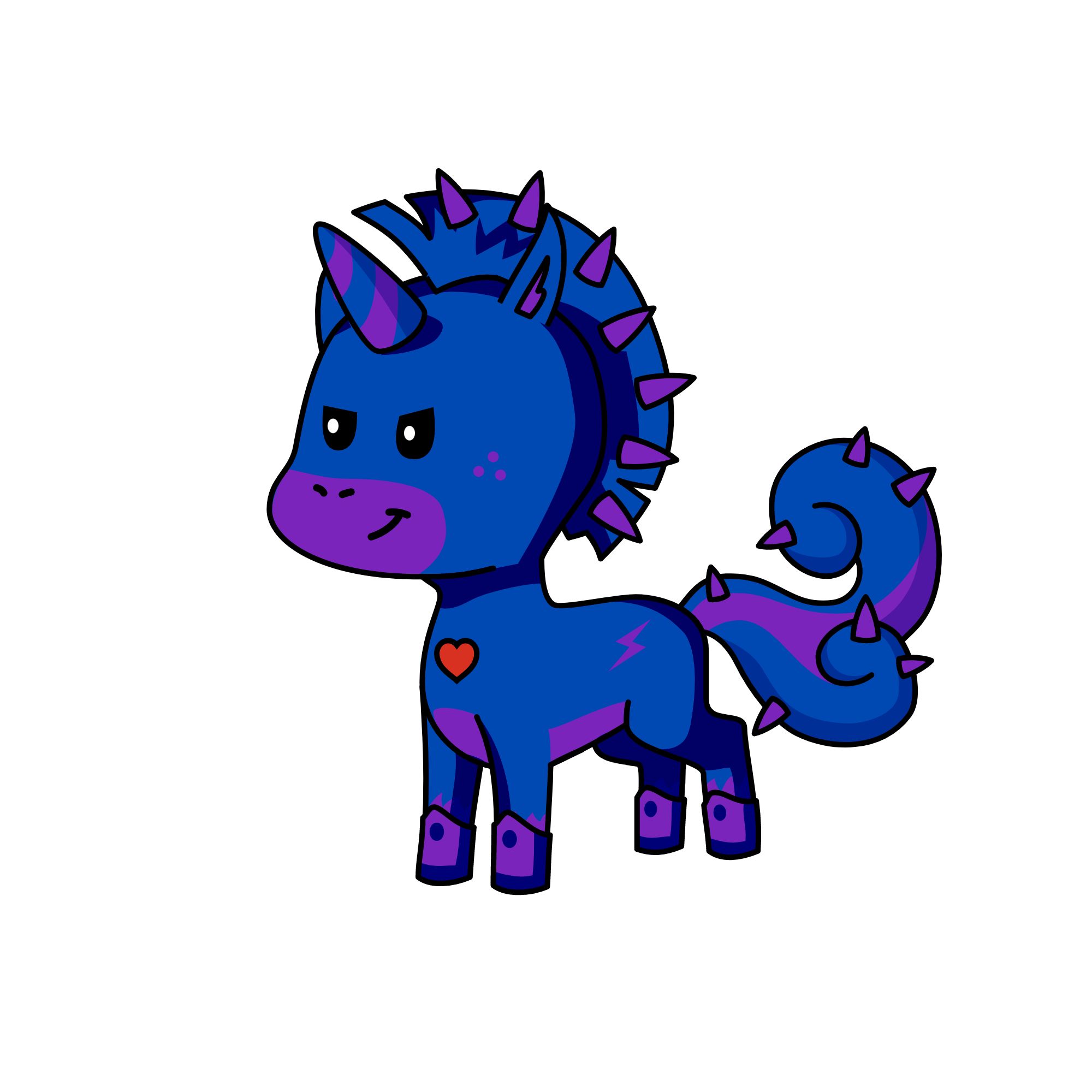 Dark Horse, the unicorn