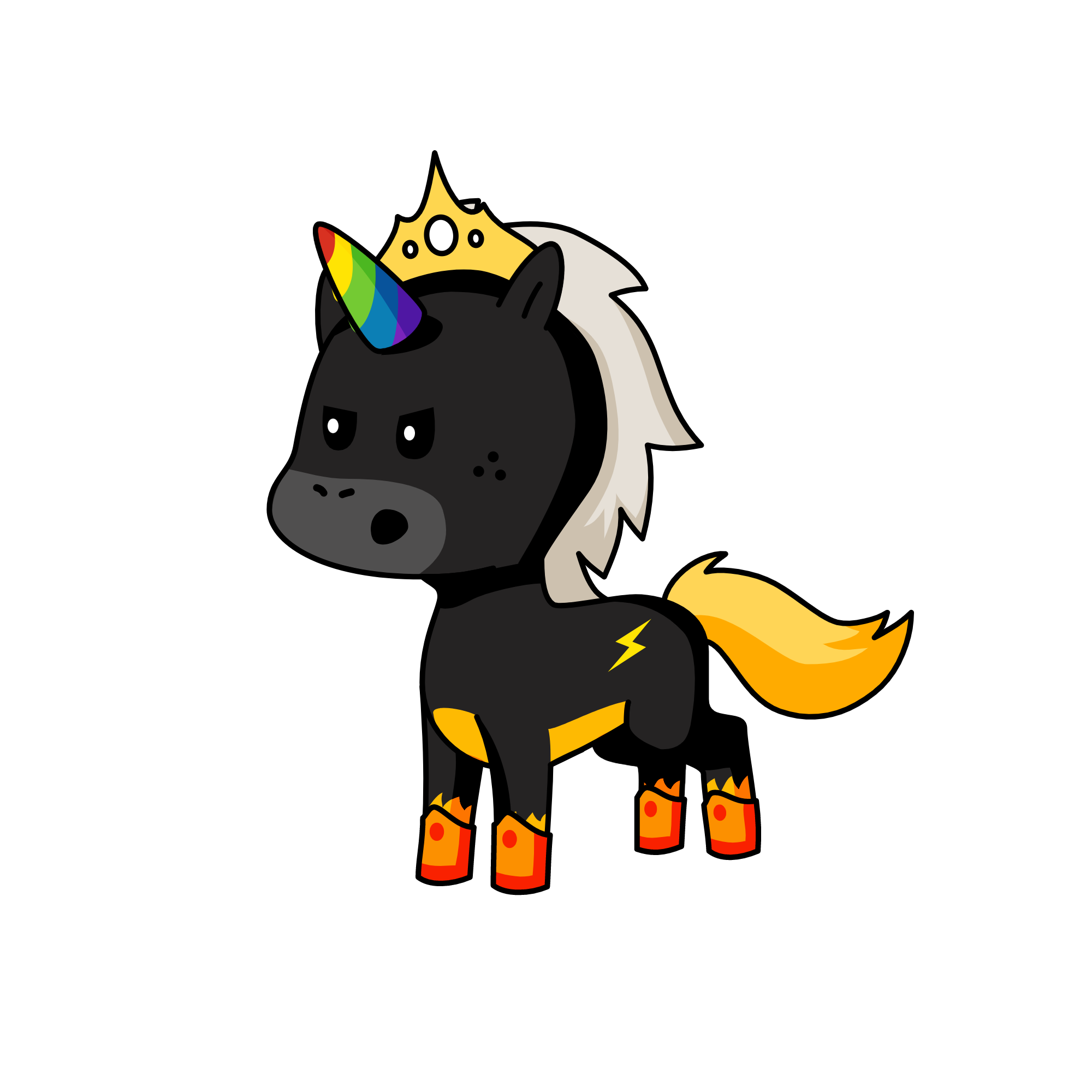 Flash, the unicorn
